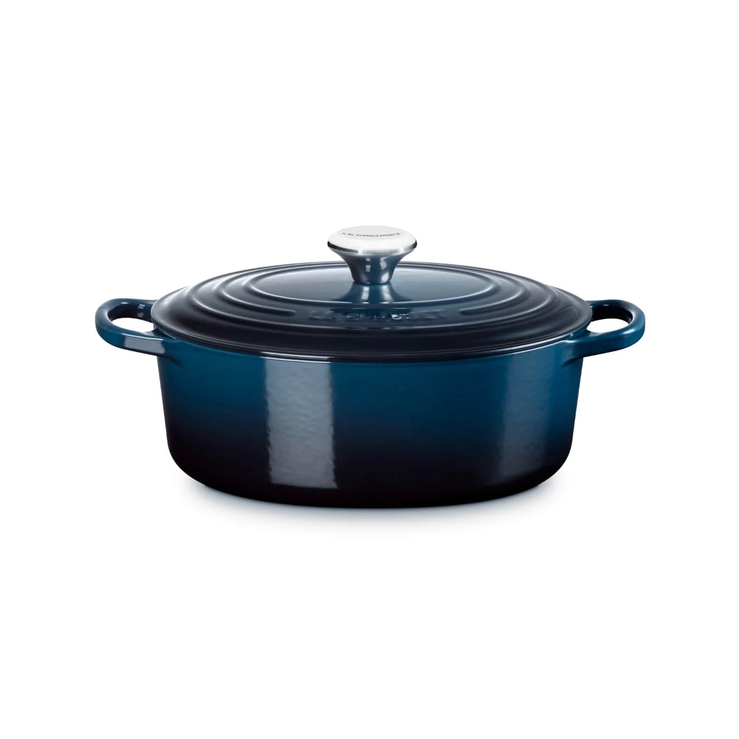 Le Creuset Signature Cast Iron 27cm Oval Casserole - Nuit
