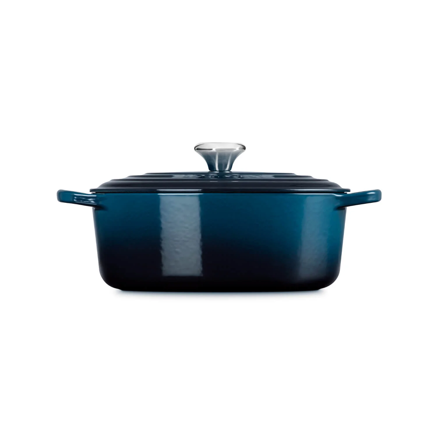 Le Creuset Signature Cast Iron 27cm Oval Casserole - Nuit - Image 2