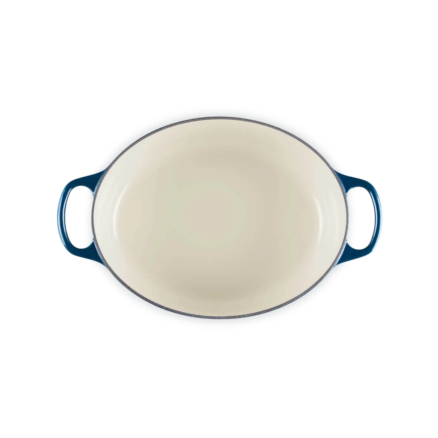 Le Creuset Signature Cast Iron 27cm Oval Casserole - Nuit - Image 4