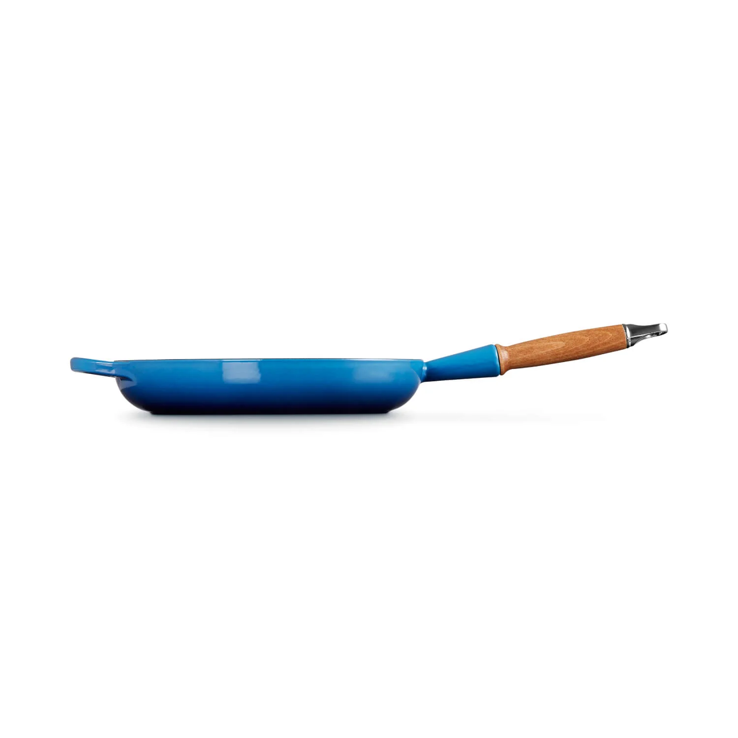 Le Creuset Signature Cast Iron 28cm Frying Pan - Azure - Image 3