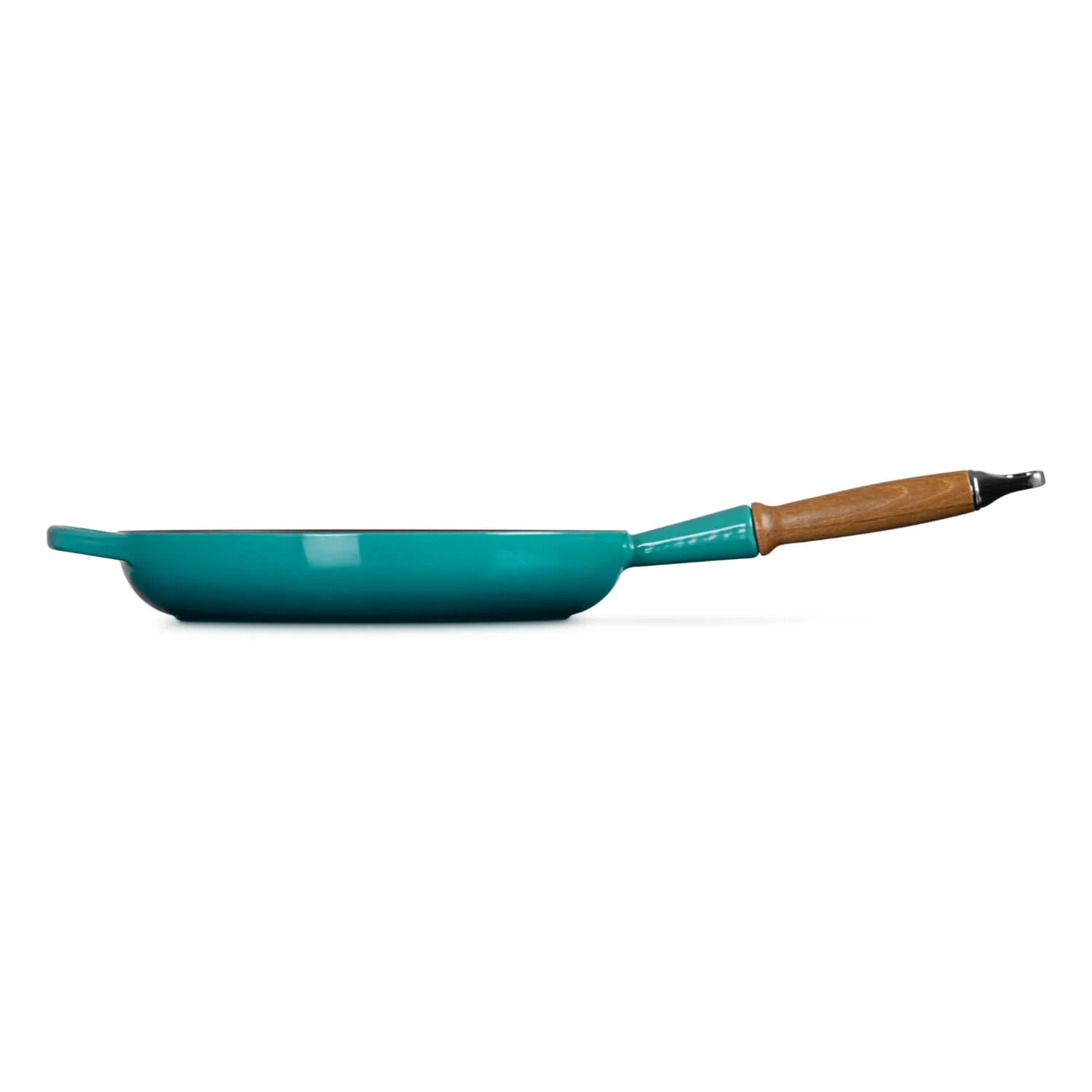 Le Creuset Signature Cast Iron 28cm Frying Pan - Bleu Riviera - Image 2
