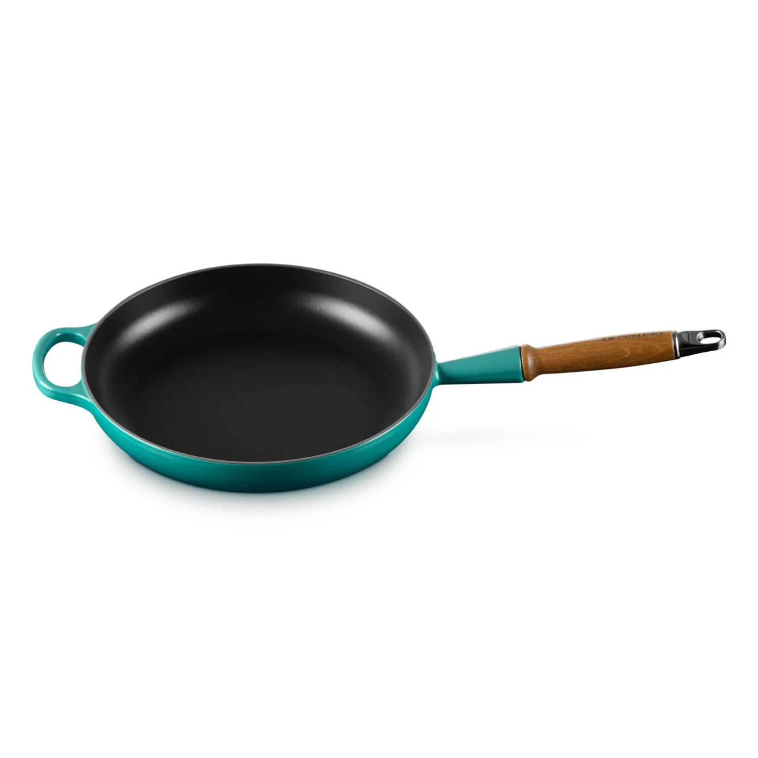 Le Creuset Signature Cast Iron 28cm Frying Pan - Bleu Riviera - Image 4