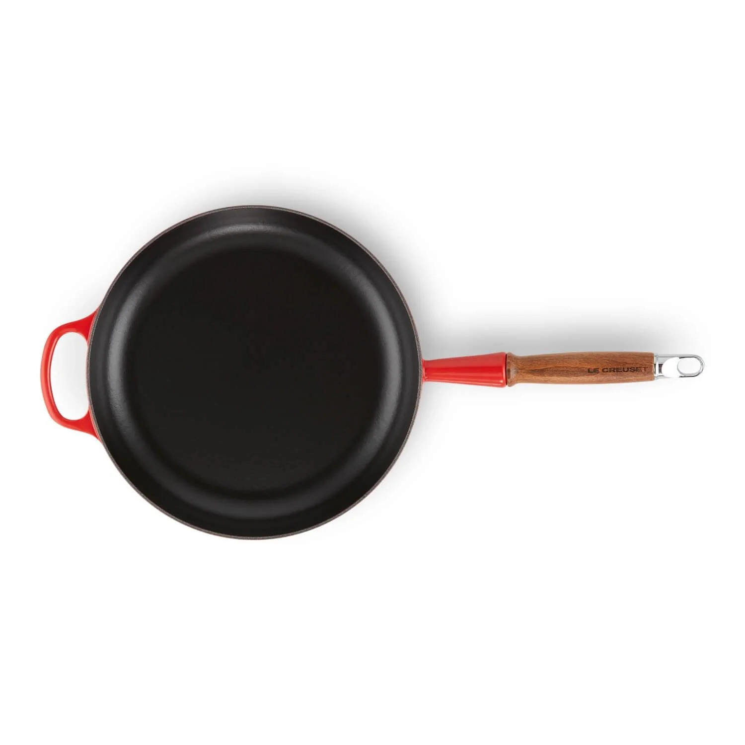 Le Creuset Signature Cast Iron 28cm Frying Pan - Cerise - Image 5