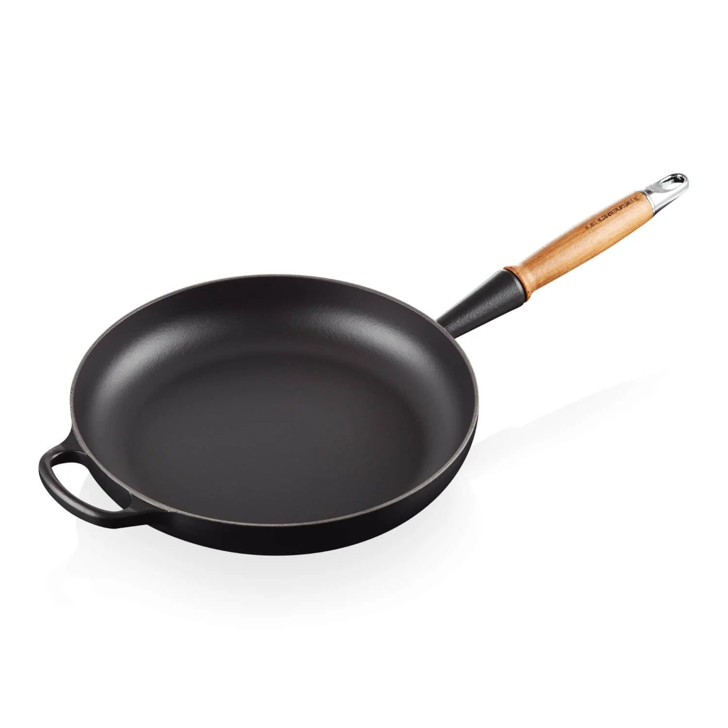 Le Creuset Signature Cast Iron 28cm Frying Pan - Satin Black - Image 2