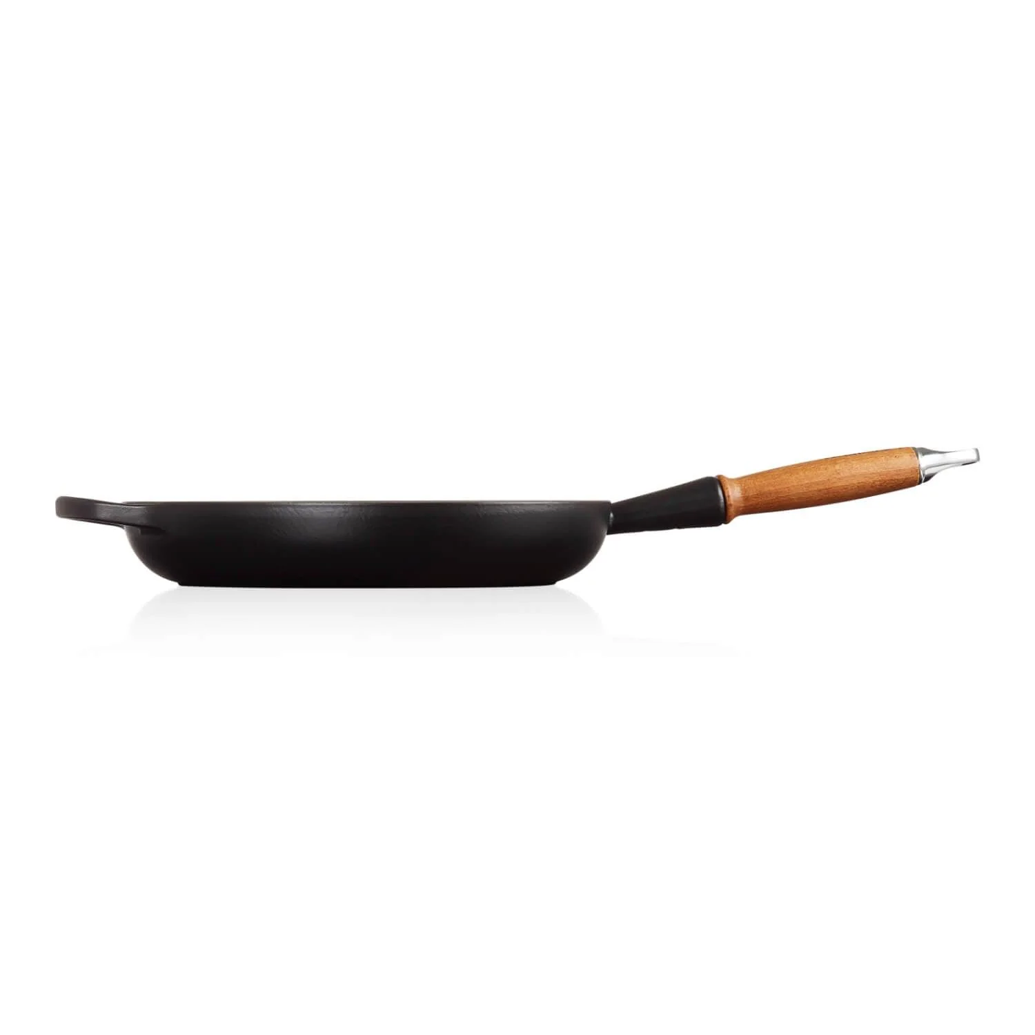 Le Creuset Signature Cast Iron 28cm Frying Pan - Satin Black - Image 4