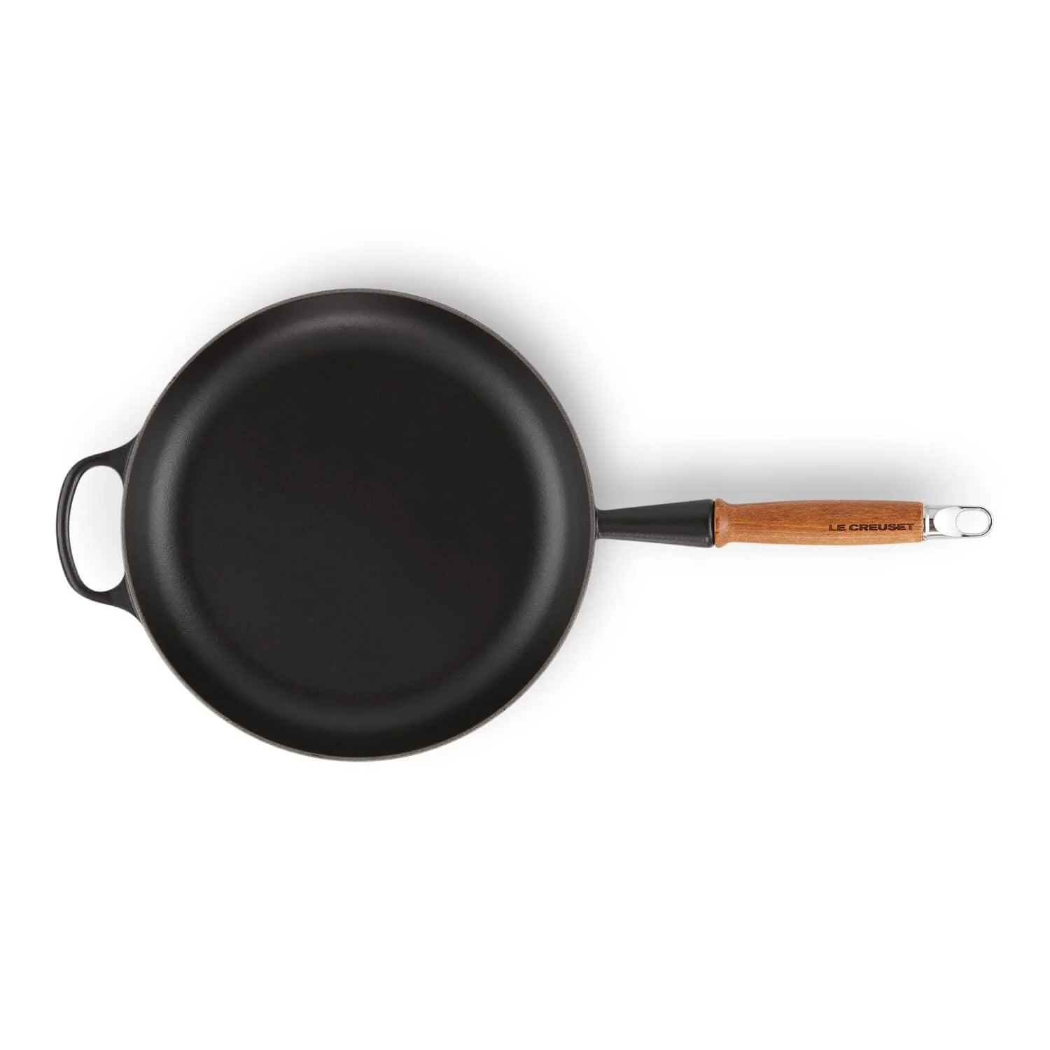 Le Creuset Signature Cast Iron 28cm Frying Pan - Satin Black - Image 5