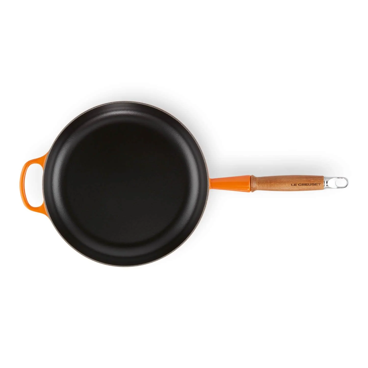 Le Creuset Signature Cast Iron 28cm Frying Pan - Volcanic - Image 5