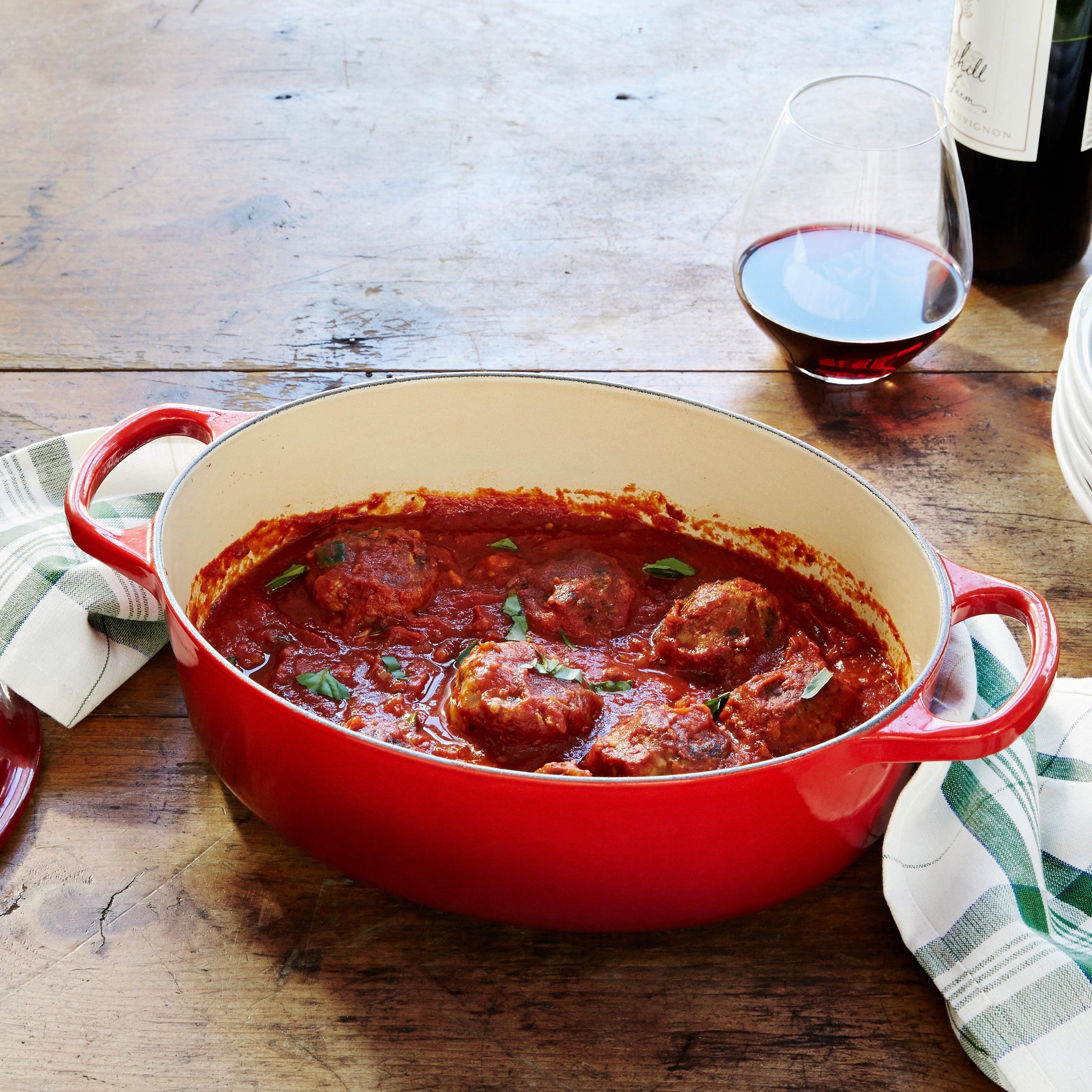 Le Creuset Signature Cast Iron 29cm Oval Casserole - Cerise - Image 6
