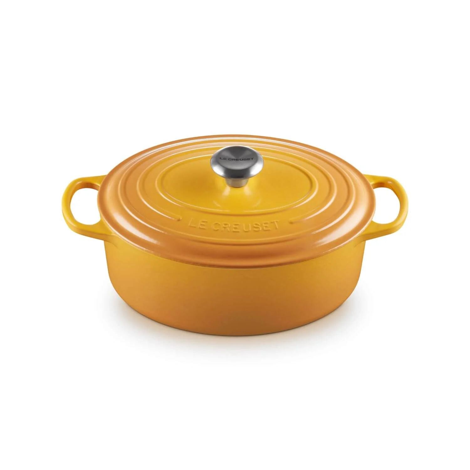 Le Creuset Signature Cast Iron 29cm Oval Casserole - Nectar - Image 5