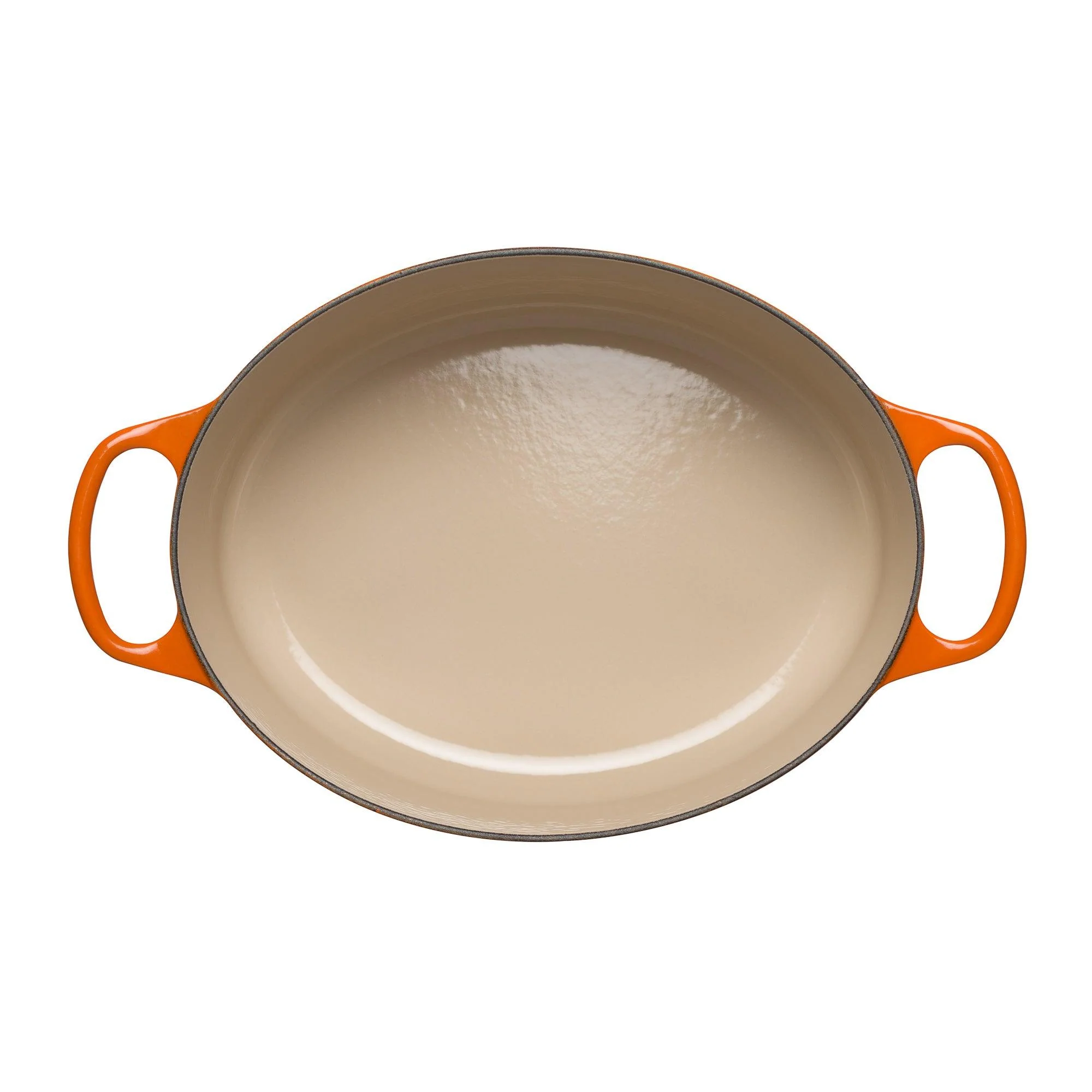 Le Creuset Signature Cast Iron 29cm Oval Casserole - Volcanic - Image 4