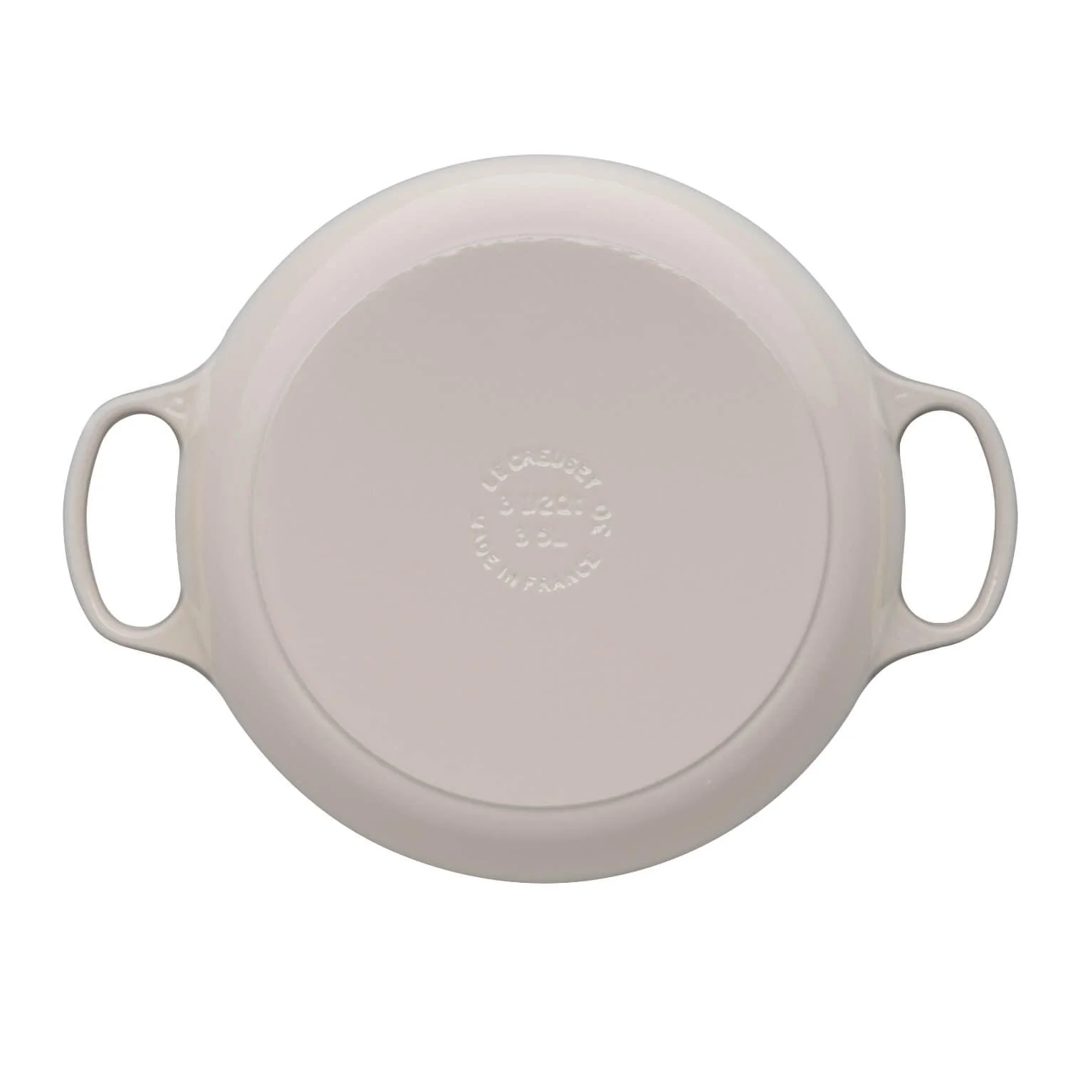 Le Creuset Signature Cast Iron 30cm Shallow Casserole - Meringue - Image 5