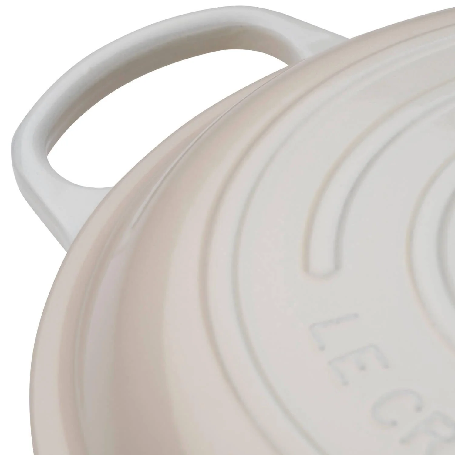 Le Creuset Signature Cast Iron 30cm Shallow Casserole - Meringue - Image 6