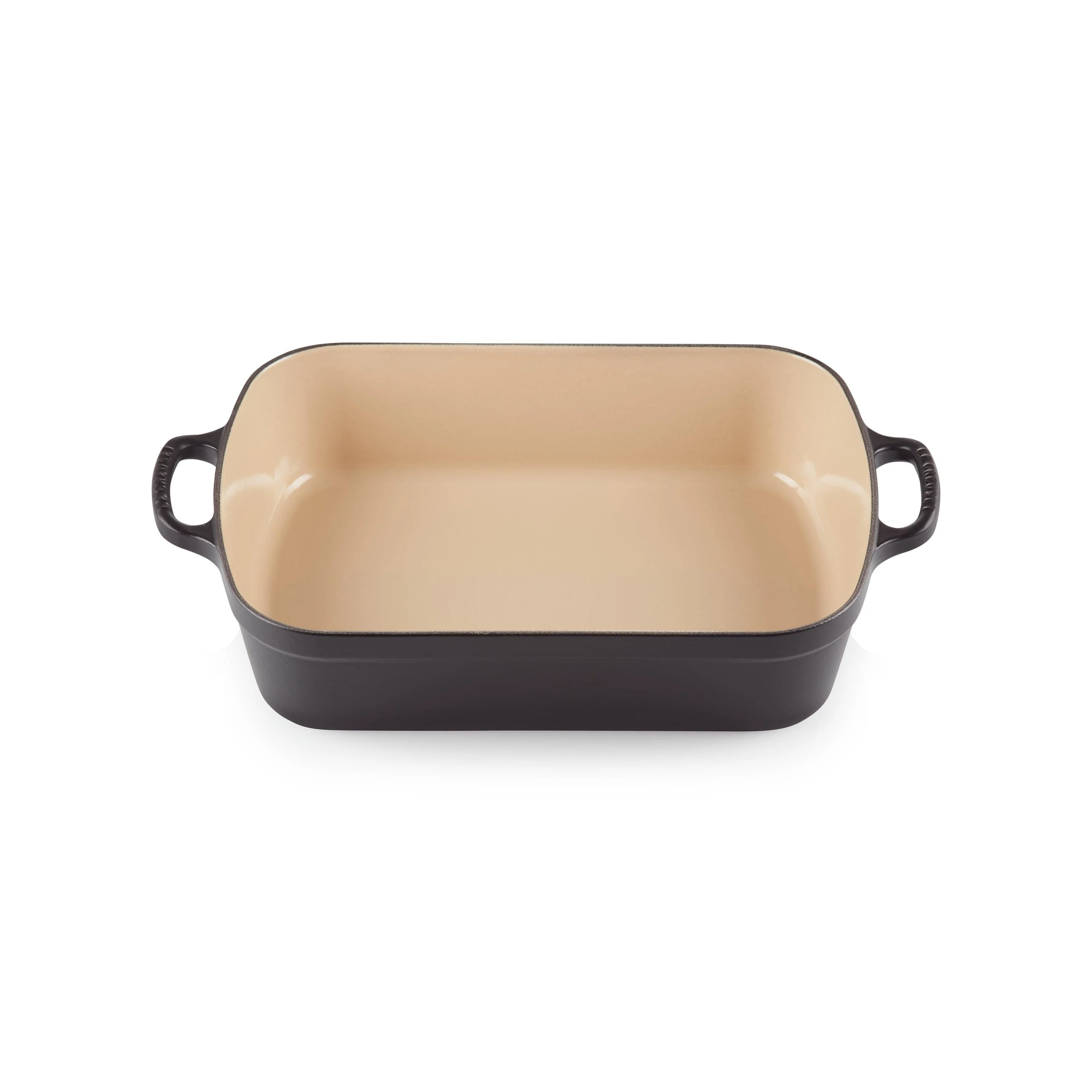 Le Creuset Signature Cast Iron 33cm Rectangular Roaster - Satin Black - Image 2