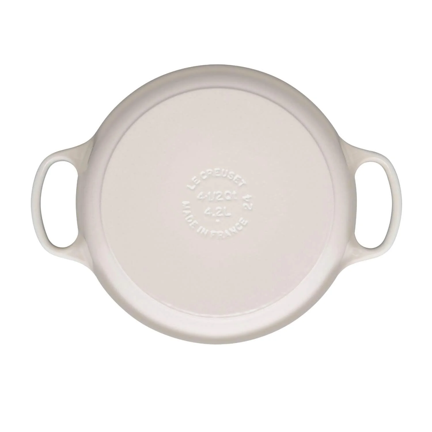 Le Creuset Signature Cast Iron 24cm Round Casserole - Meringue - Image 4