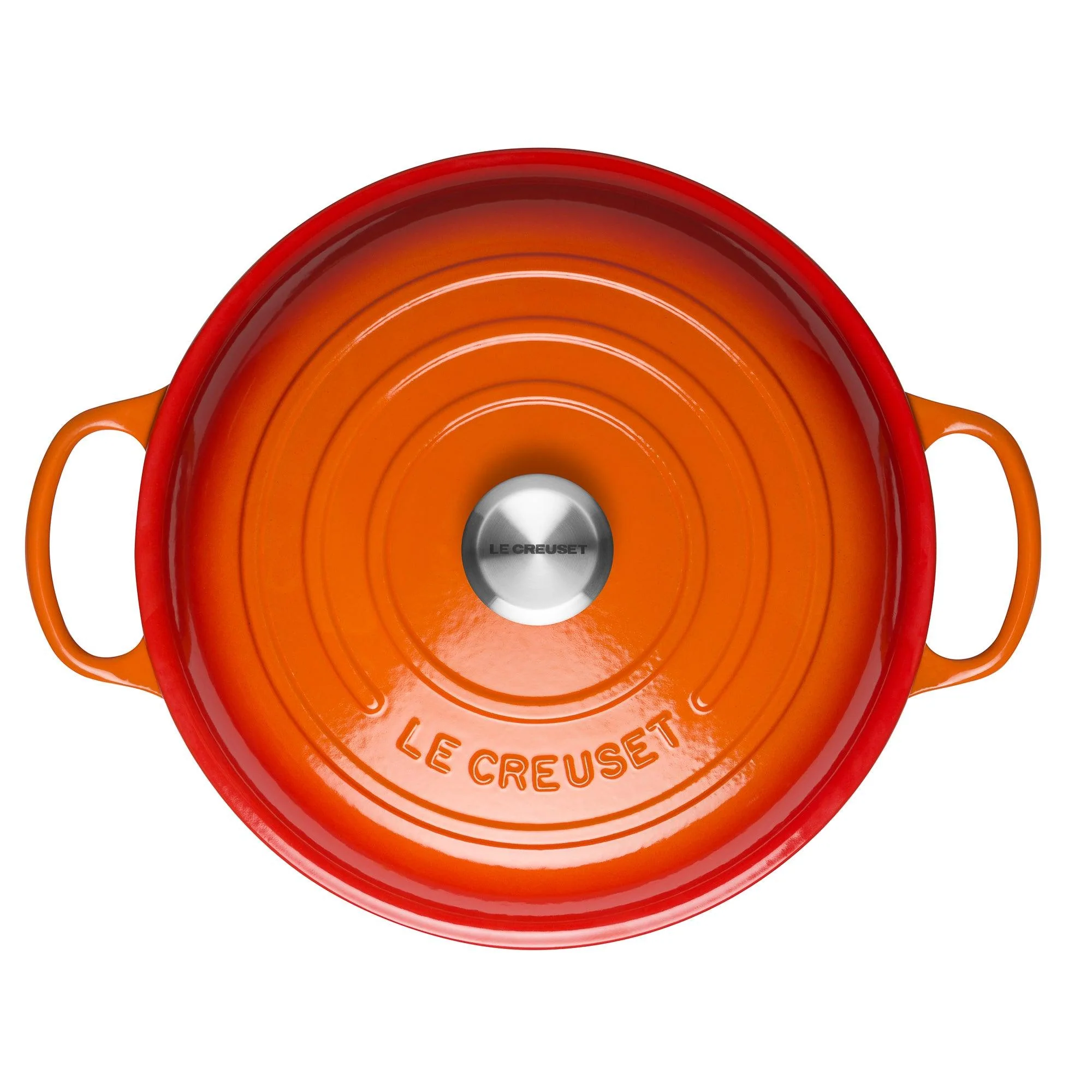 Le Creuset Signature Cast Iron 30cm Shallow Casserole - Volcanic - Image 3