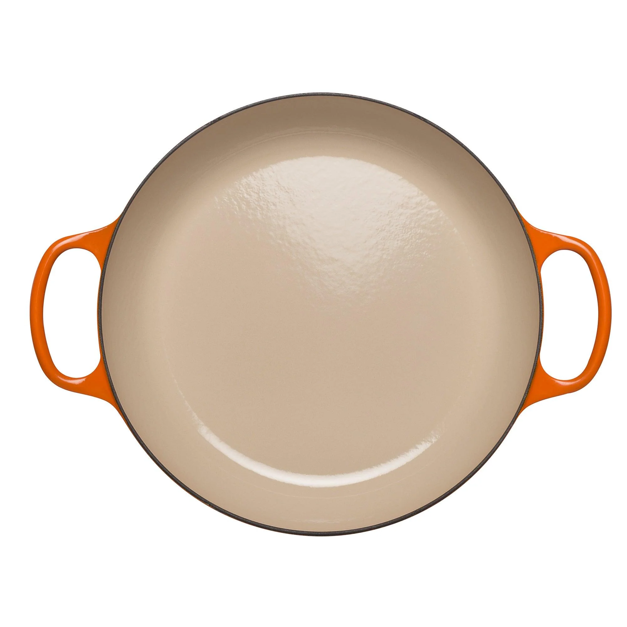 Le Creuset Signature Cast Iron 30cm Shallow Casserole - Volcanic - Image 4