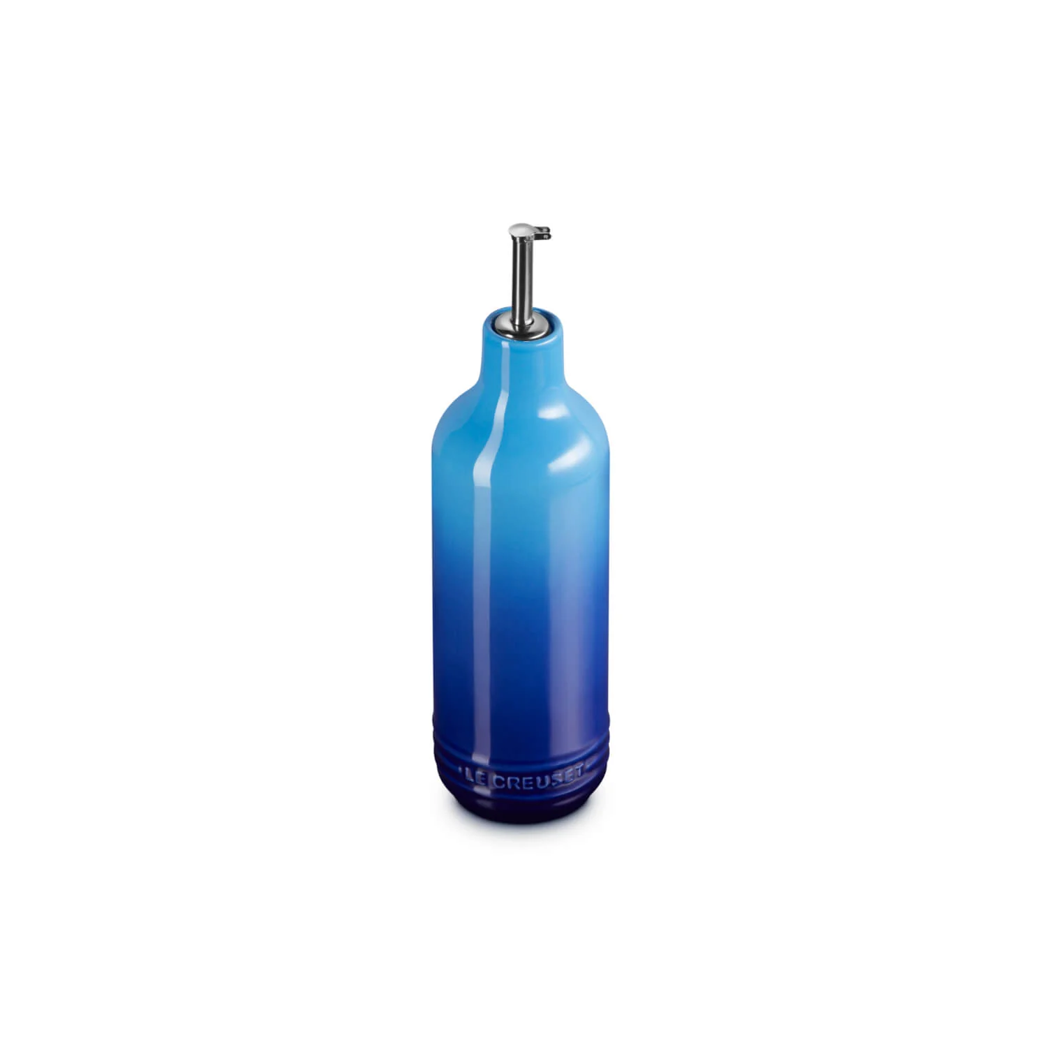 Le Creuset Stoneware Signature 600ml Oil Cruet Pourer - Azure - Image 2