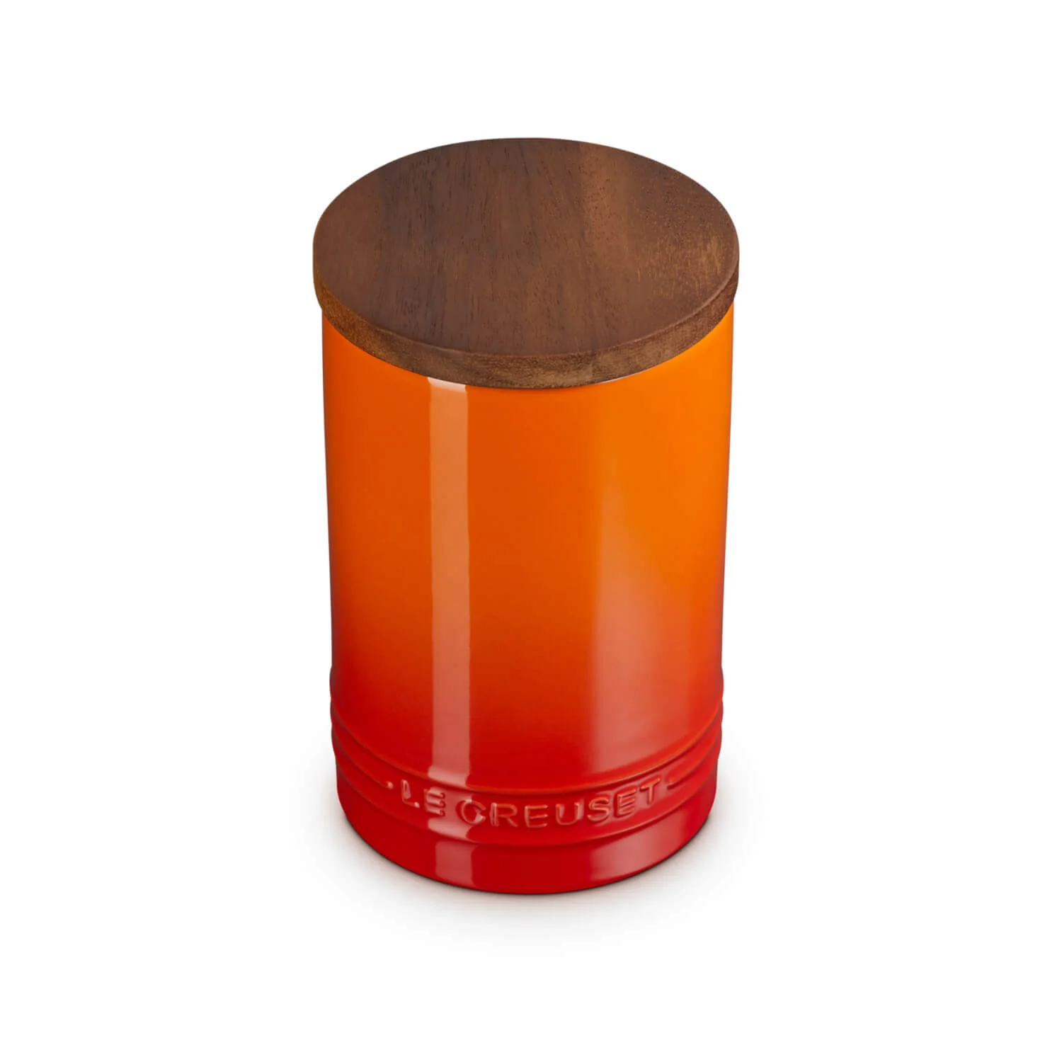 Le Creuset Stoneware Signature 770ml Storage Jar with Wooden Lid - Volcanic - Image 5
