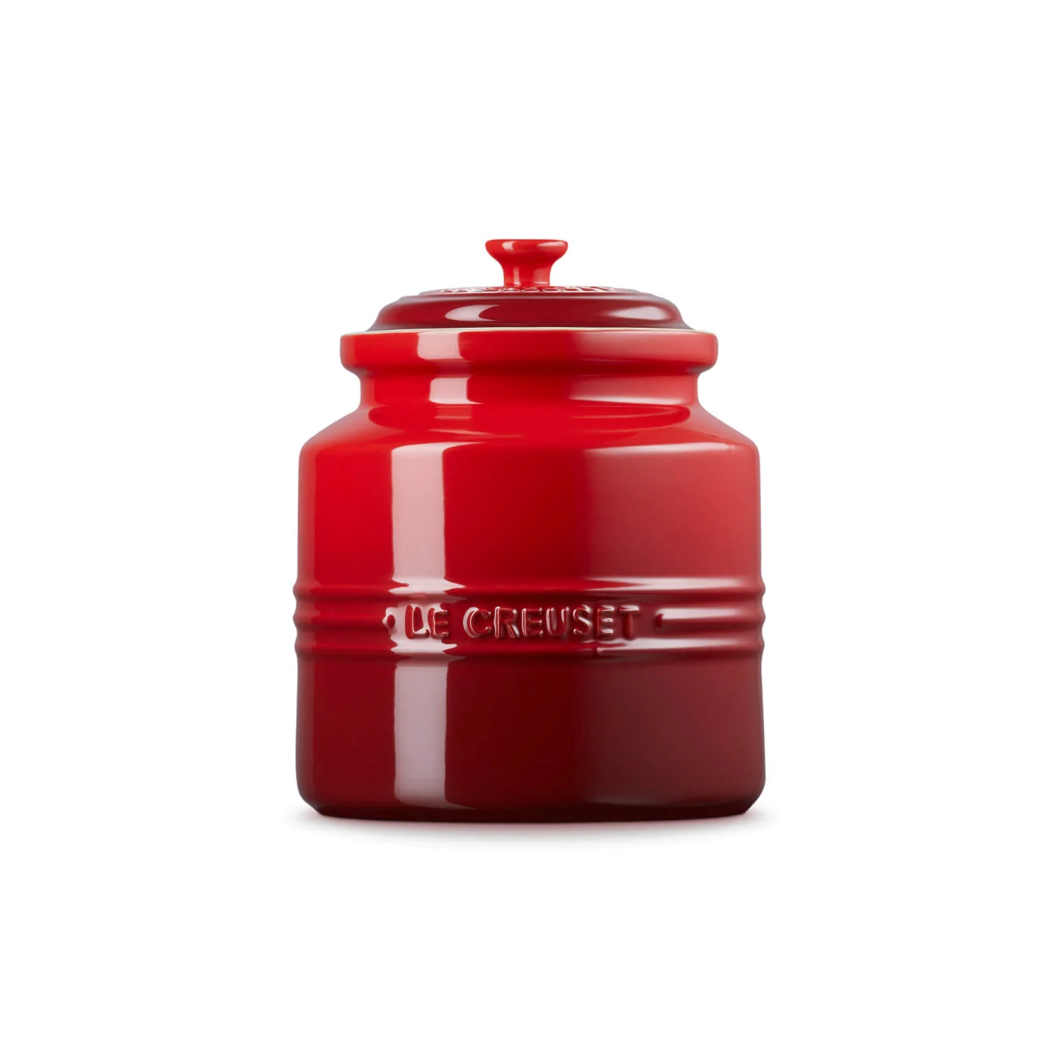 Le Creuset Stoneware 2.4 Litre Biscuit Jar - Cerise - Image 2