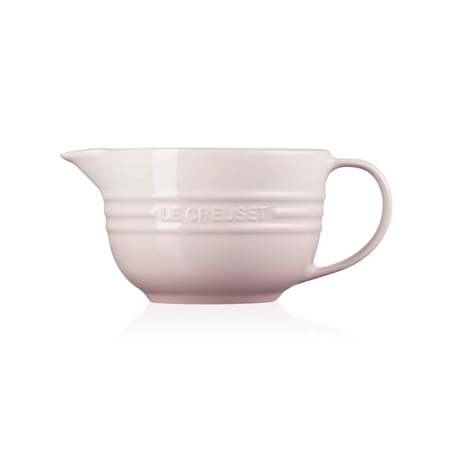 Le Creuset Stoneware 2 Litre Mixing Jug - Shell Pink - Image 2