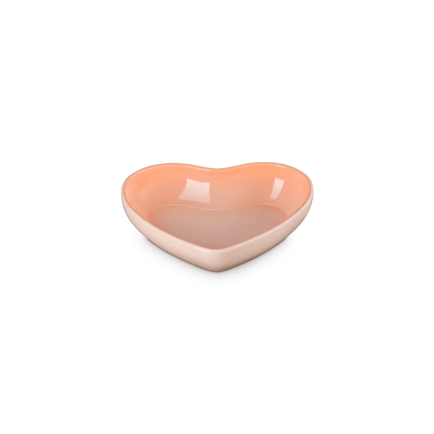 Le Creuset Stoneware 20cm Heart Bowl - Peche