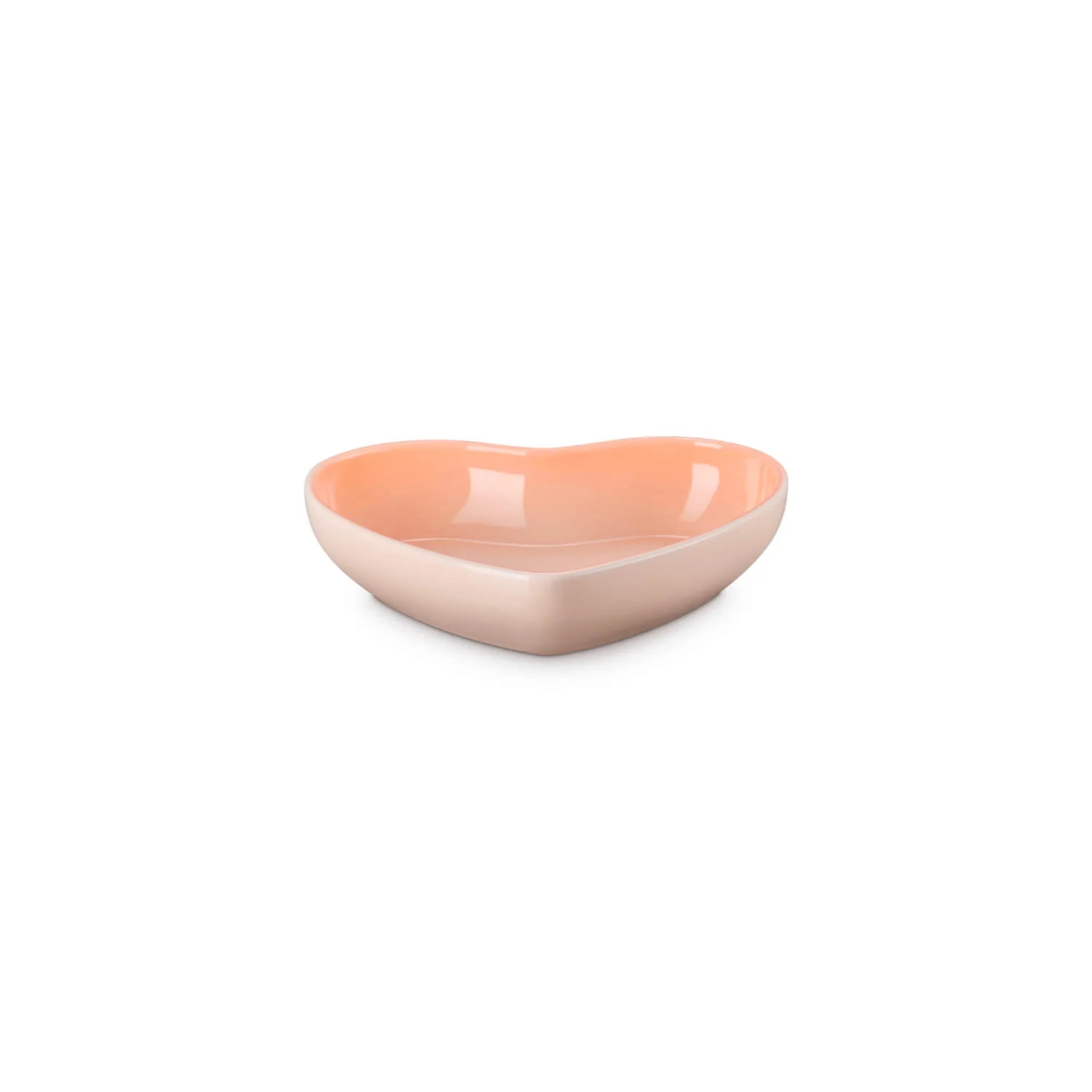 Le Creuset Stoneware 20cm Heart Bowl - Peche - Image 2