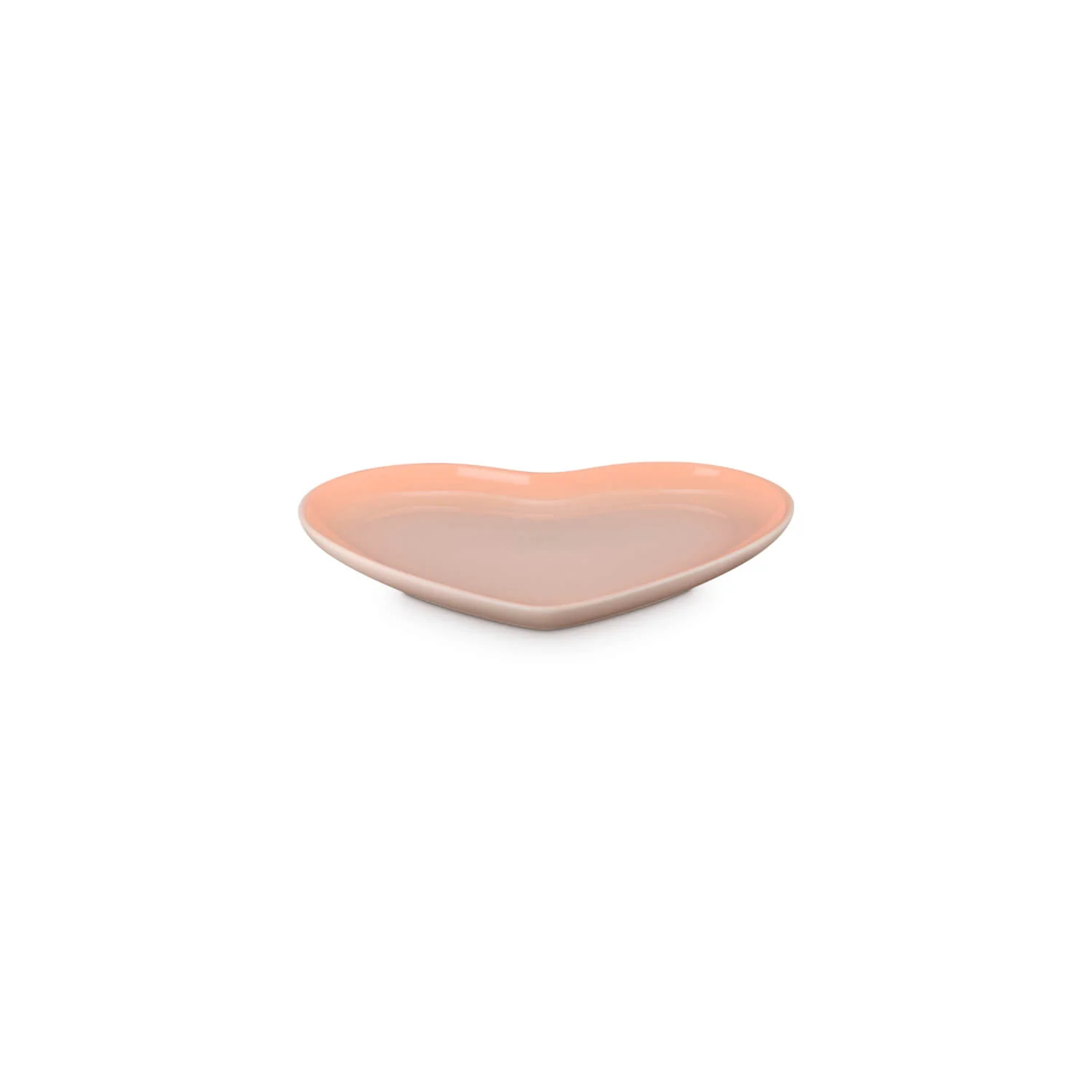Le Creuset Stoneware 23cm Heart Plate - Peche - Image 2