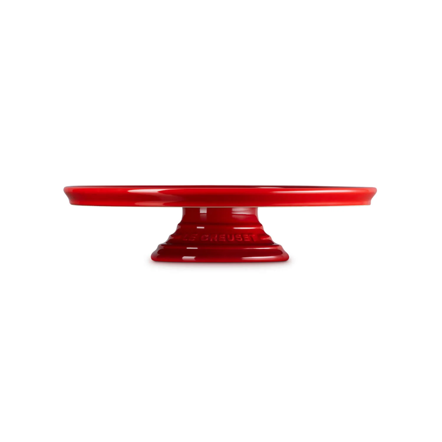 Le Creuset Stoneware 30cm Footed Cake Stand - Cerise - Image 3