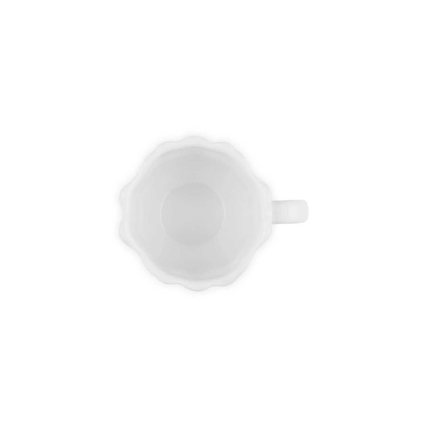 Le Creuset Stoneware 330ml Petal Mug - White - Image 4