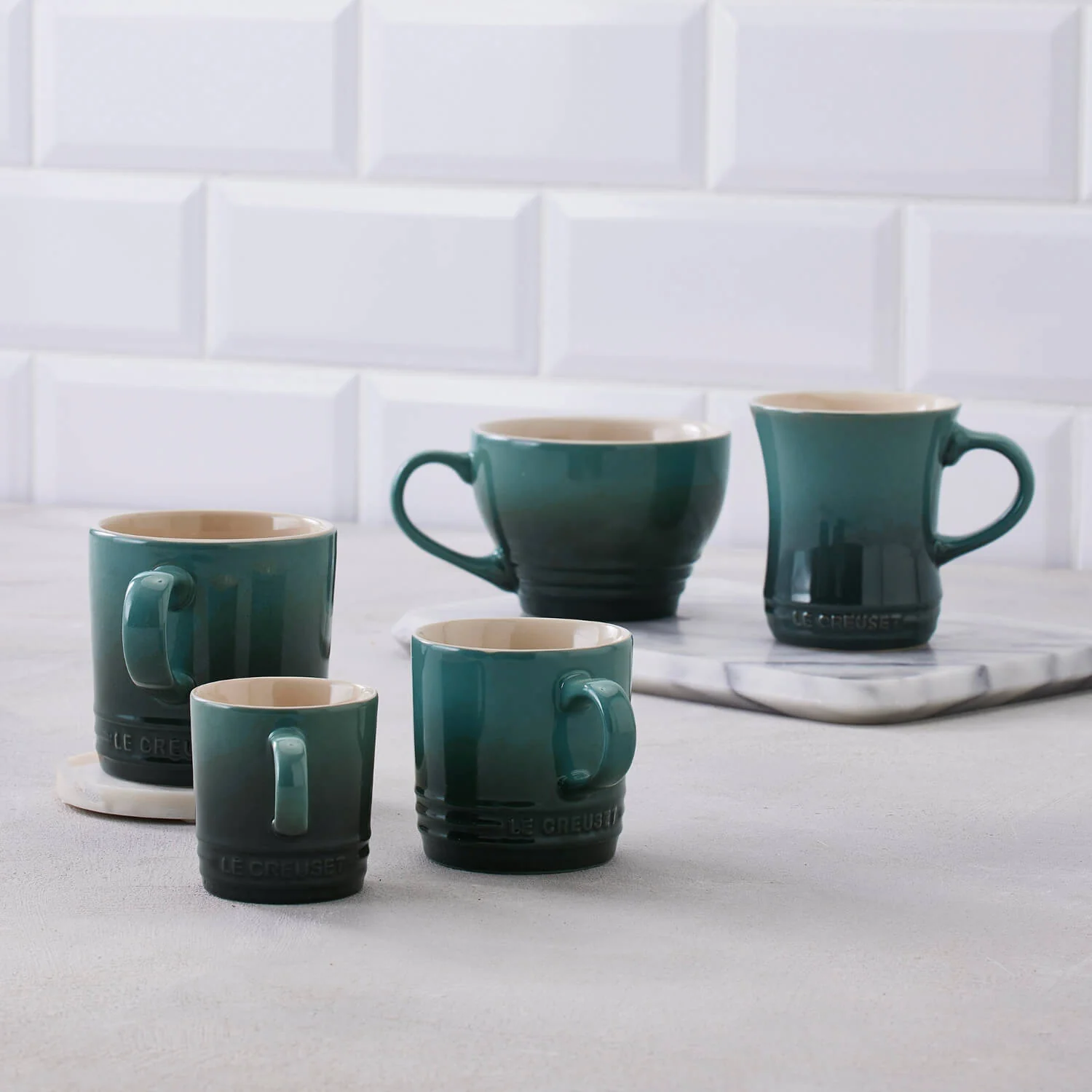 Le Creuset Stoneware 350ml Mug - Ocean - Image 5