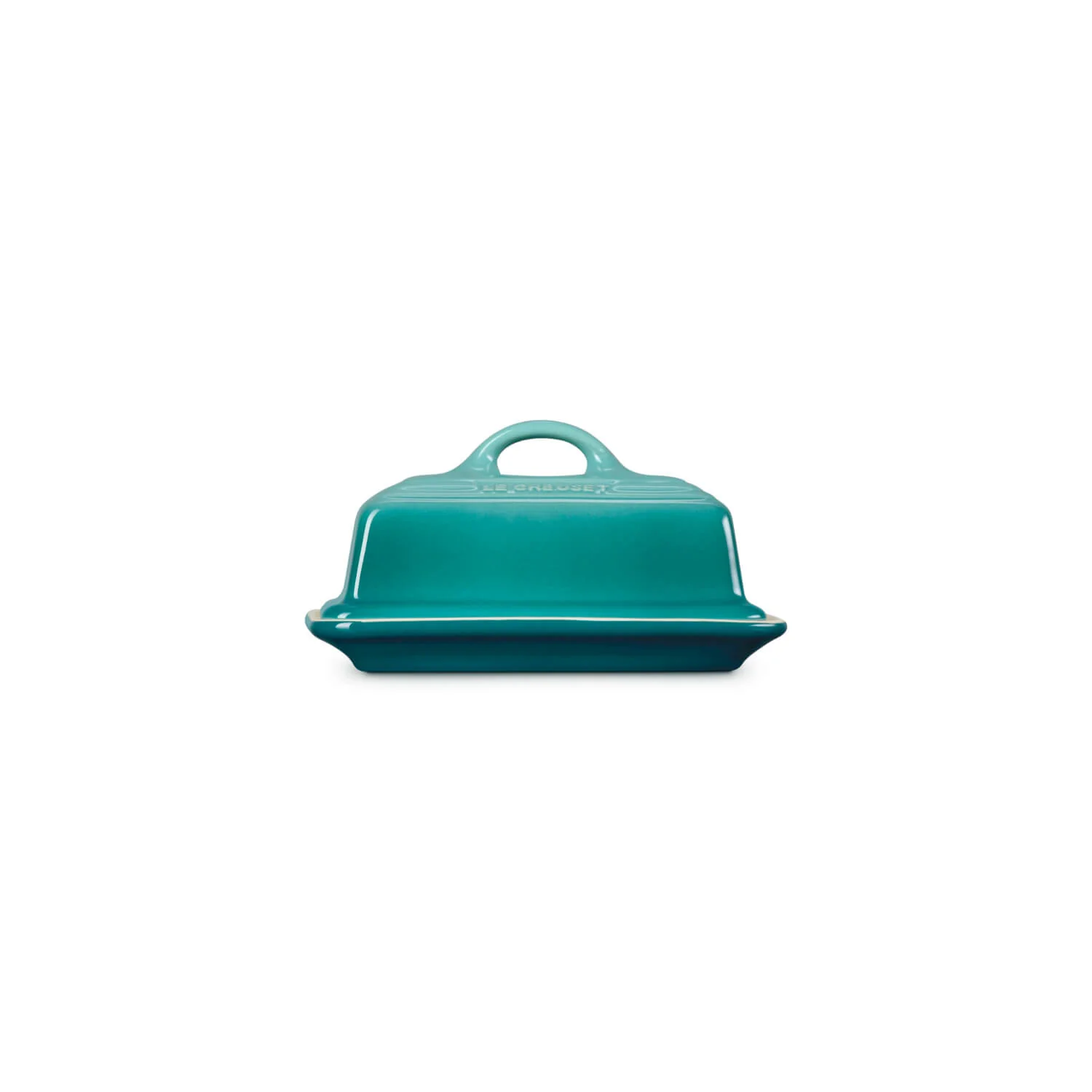Le Creuset Stoneware Butter Dish - Bleu Riviera - Image 2