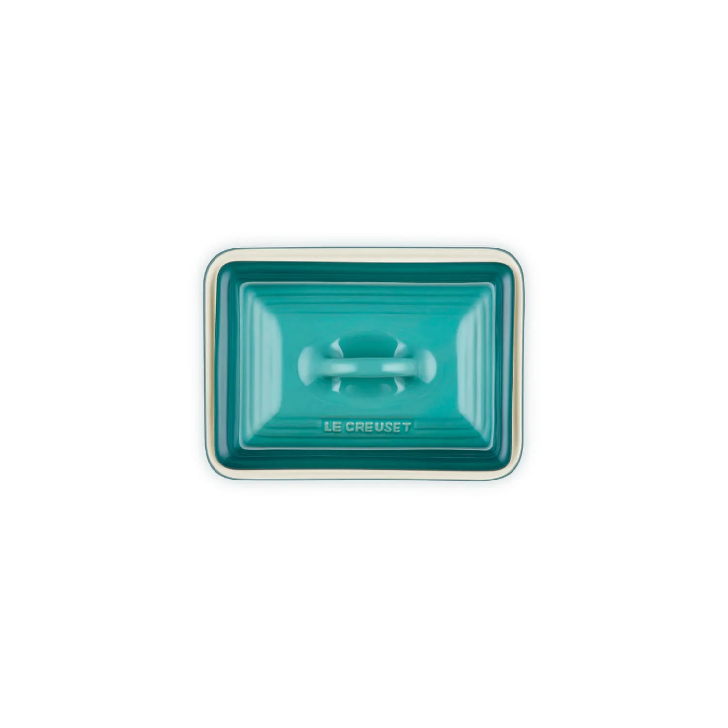 Le Creuset Stoneware Butter Dish - Bleu Riviera - Image 3
