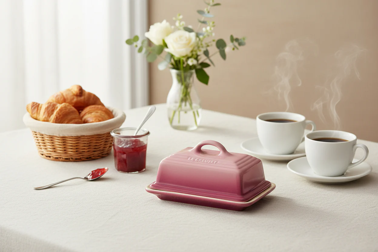 Le Creuset Stoneware Butter Dish - Rose Quartz - Image 7