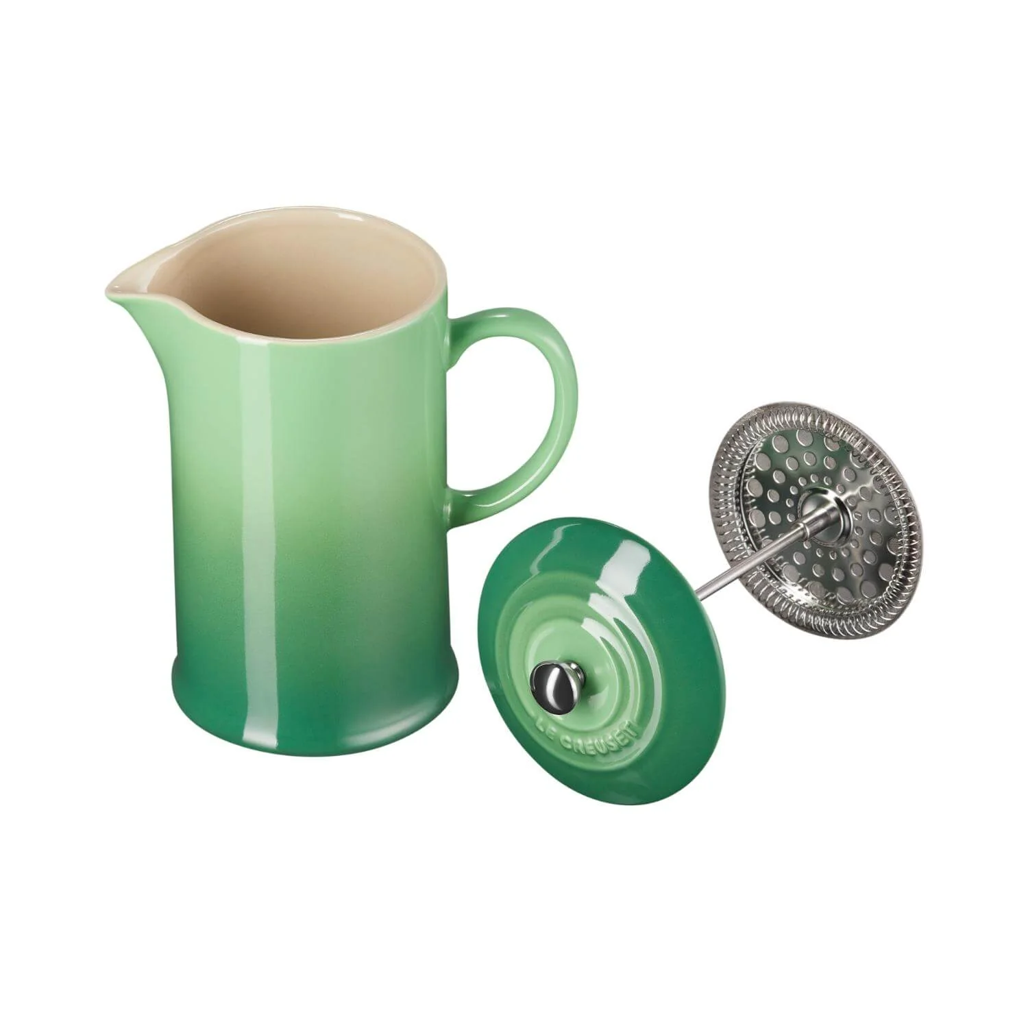 Le Creuset Stoneware Cafetiere - Bamboo - Image 6