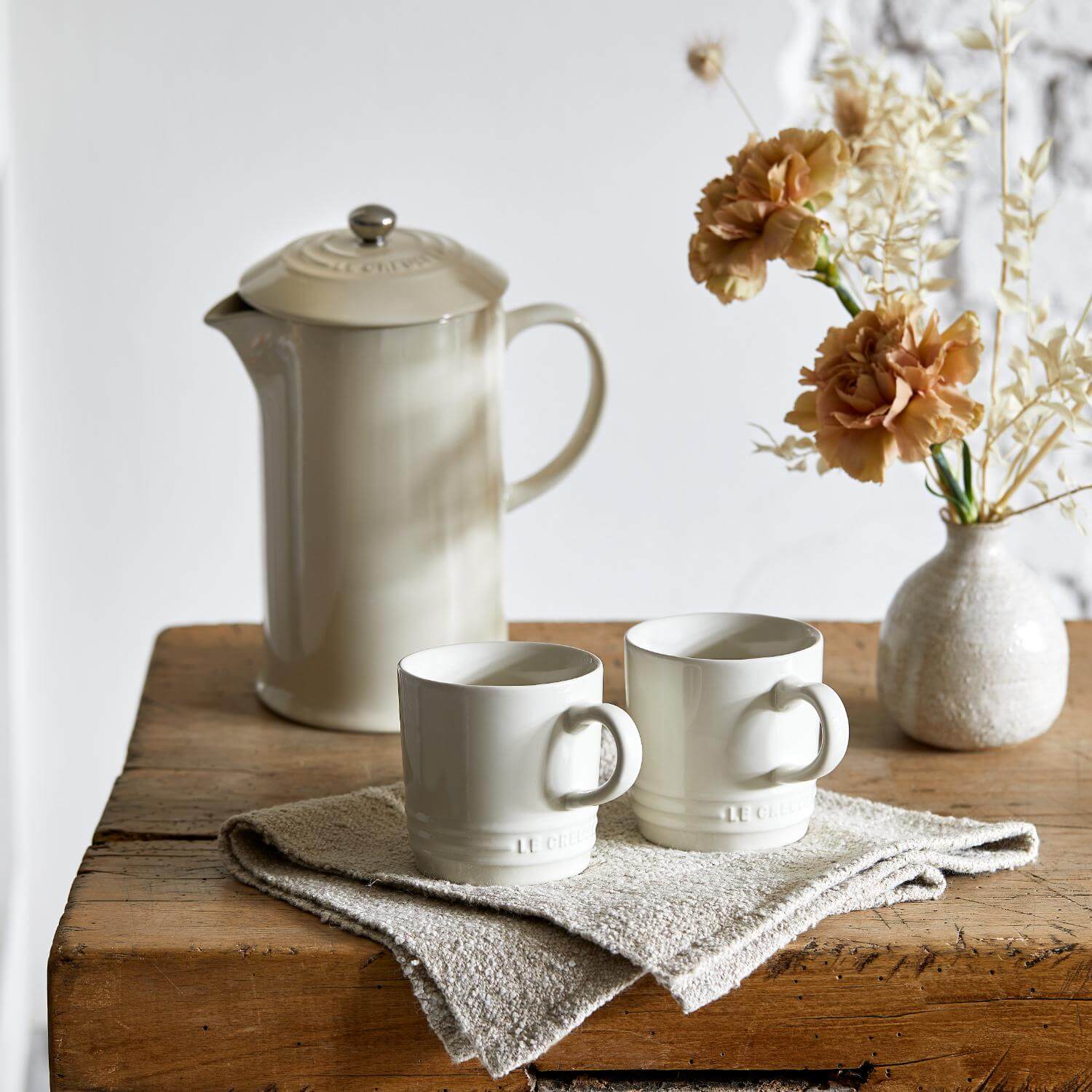 Le Creuset Stoneware Cafetiere - Meringue - Image 7