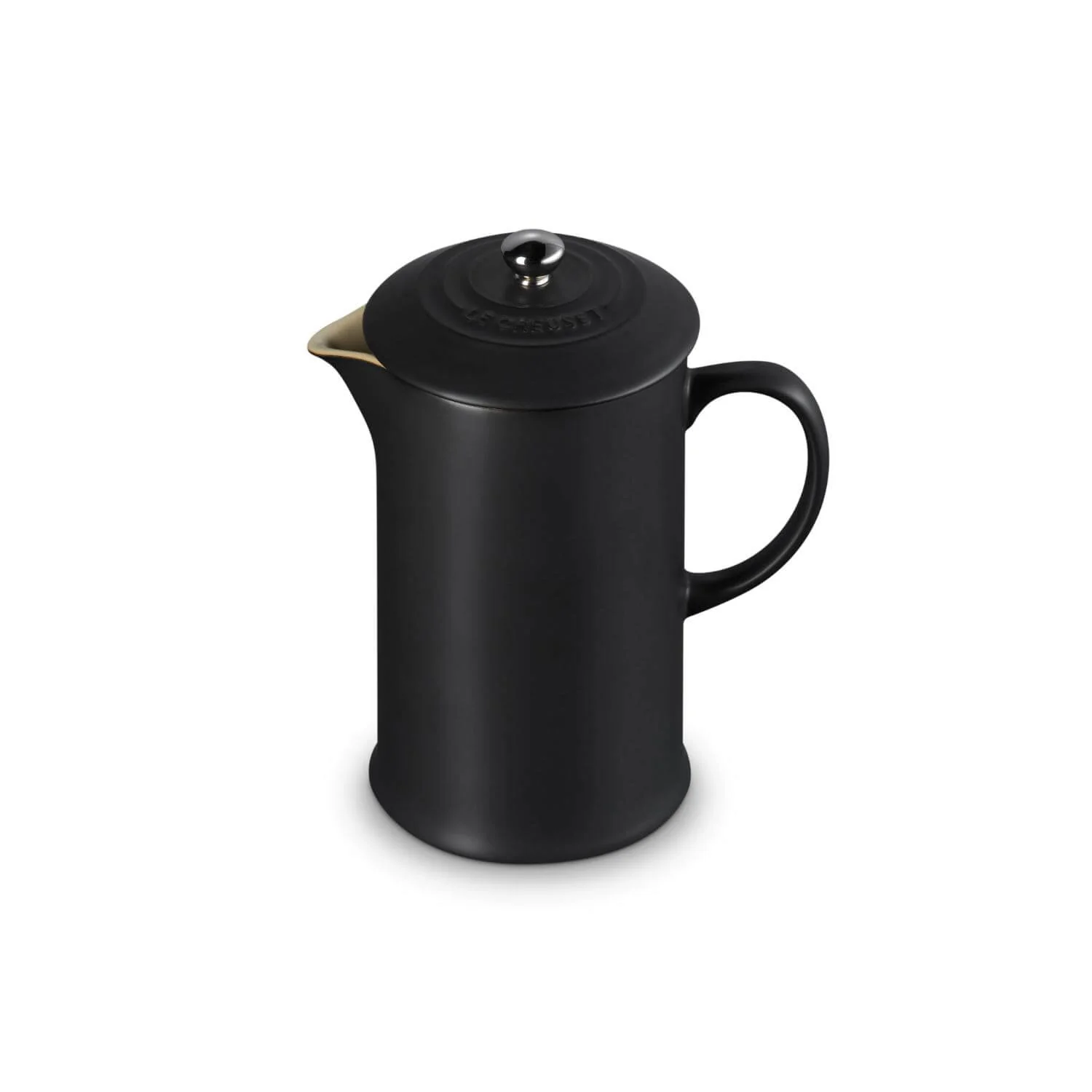 Le Creuset Stoneware Cafetiere - Satin Black - Image 5