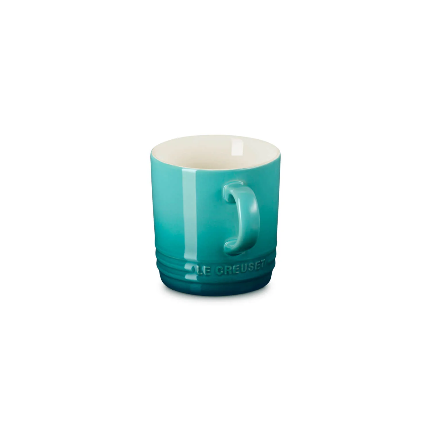 Le Creuset Stoneware Cappuccino Mug - Bleu Riviera - Image 2