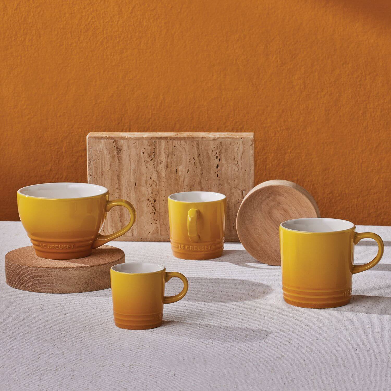 Le Creuset Stoneware Cappuccino Mug - Nectar - Image 6