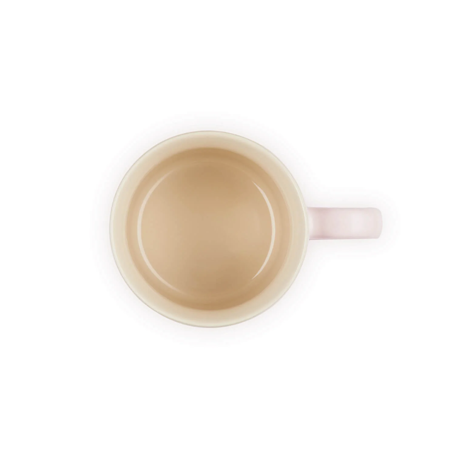 Le Creuset Stoneware Cappuccino Mug - Shell Pink - Image 3