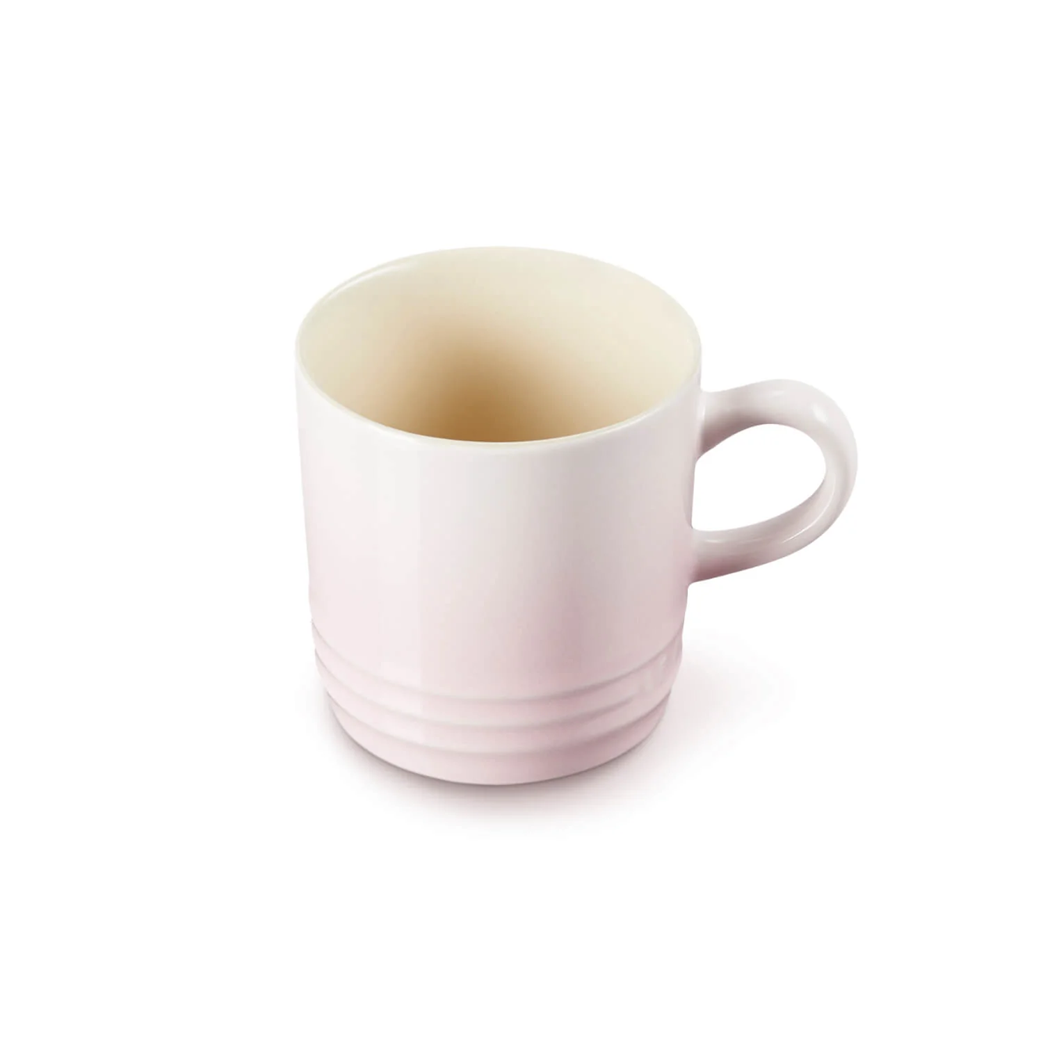 Le Creuset Stoneware Cappuccino Mug - Shell Pink - Image 4