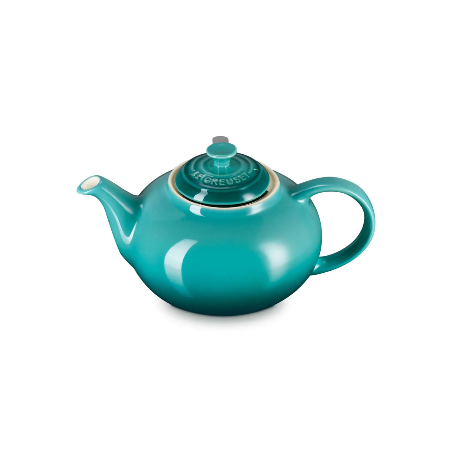 Le Creuset Stoneware Classic Teapot - Bleu Riviera - Image 2