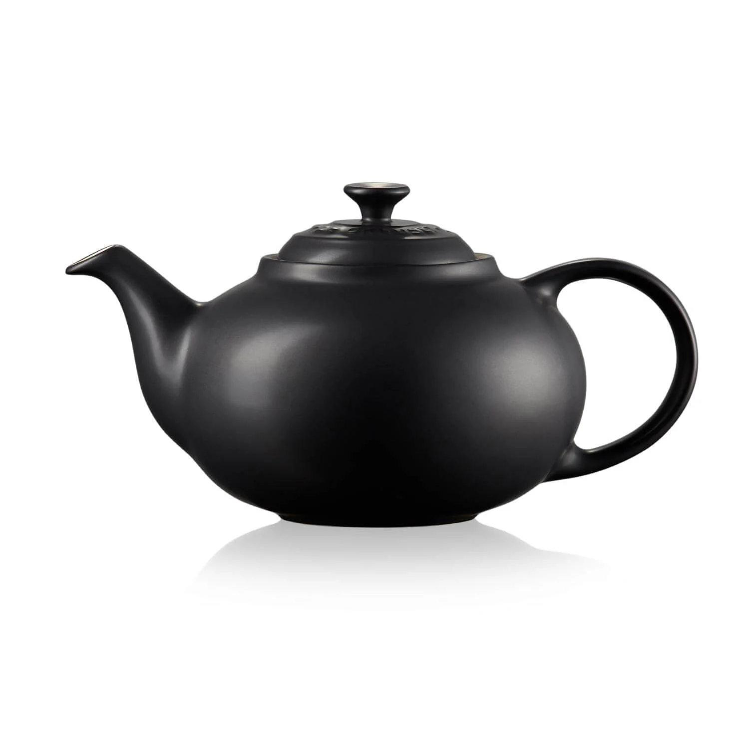 Le Creuset Stoneware Classic Teapot - Satin Black - Image 2