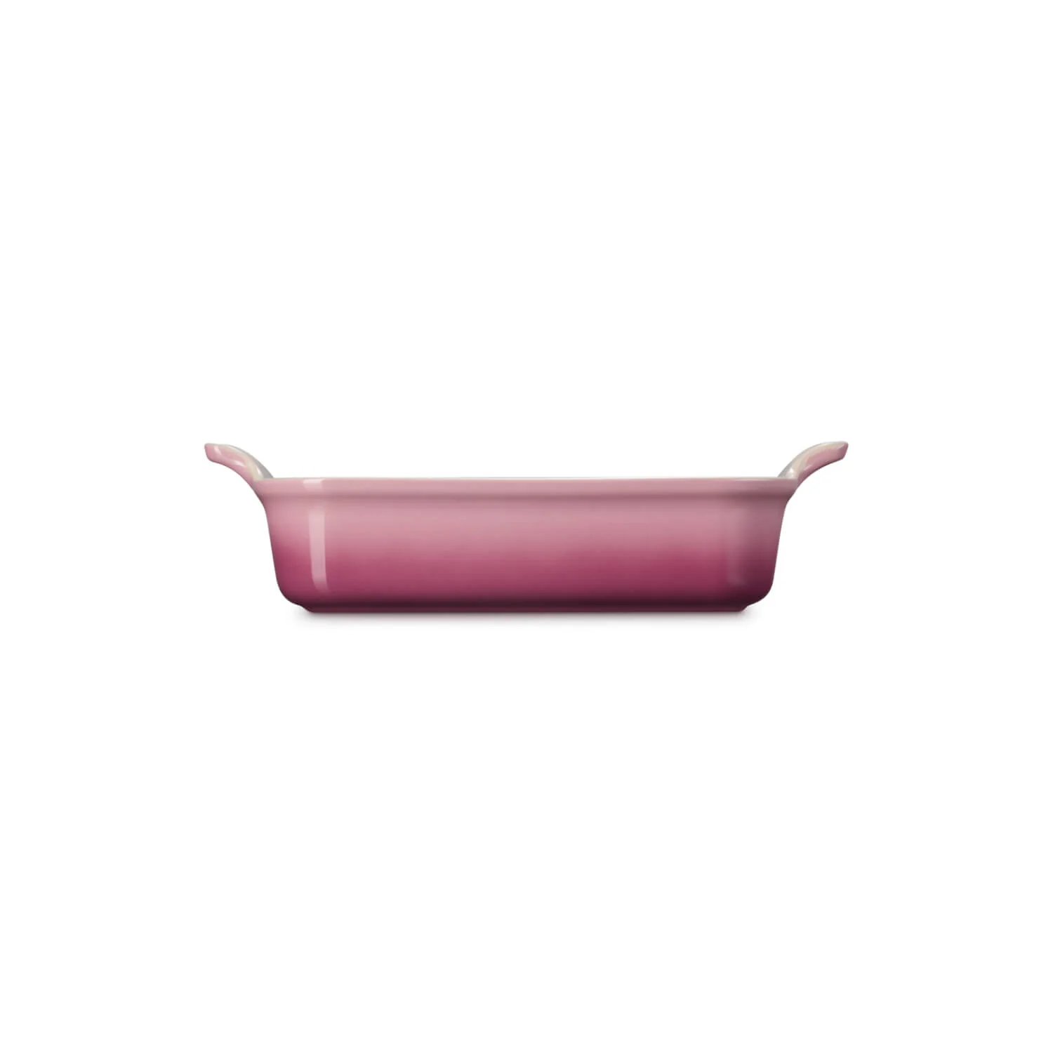 Le Creuset Stoneware Heritage 26cm Rectanuglar Dish - Rose Quartz - Image 3
