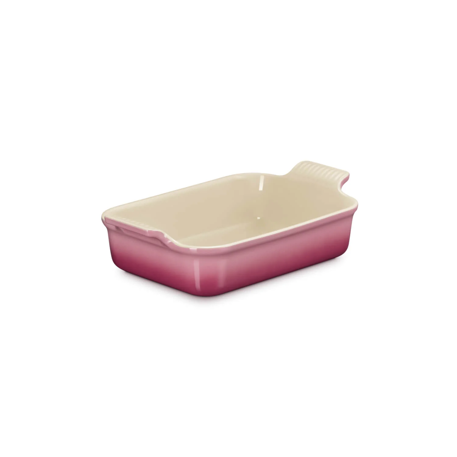 Le Creuset Stoneware Heritage 26cm Rectanuglar Dish - Rose Quartz - Image 5