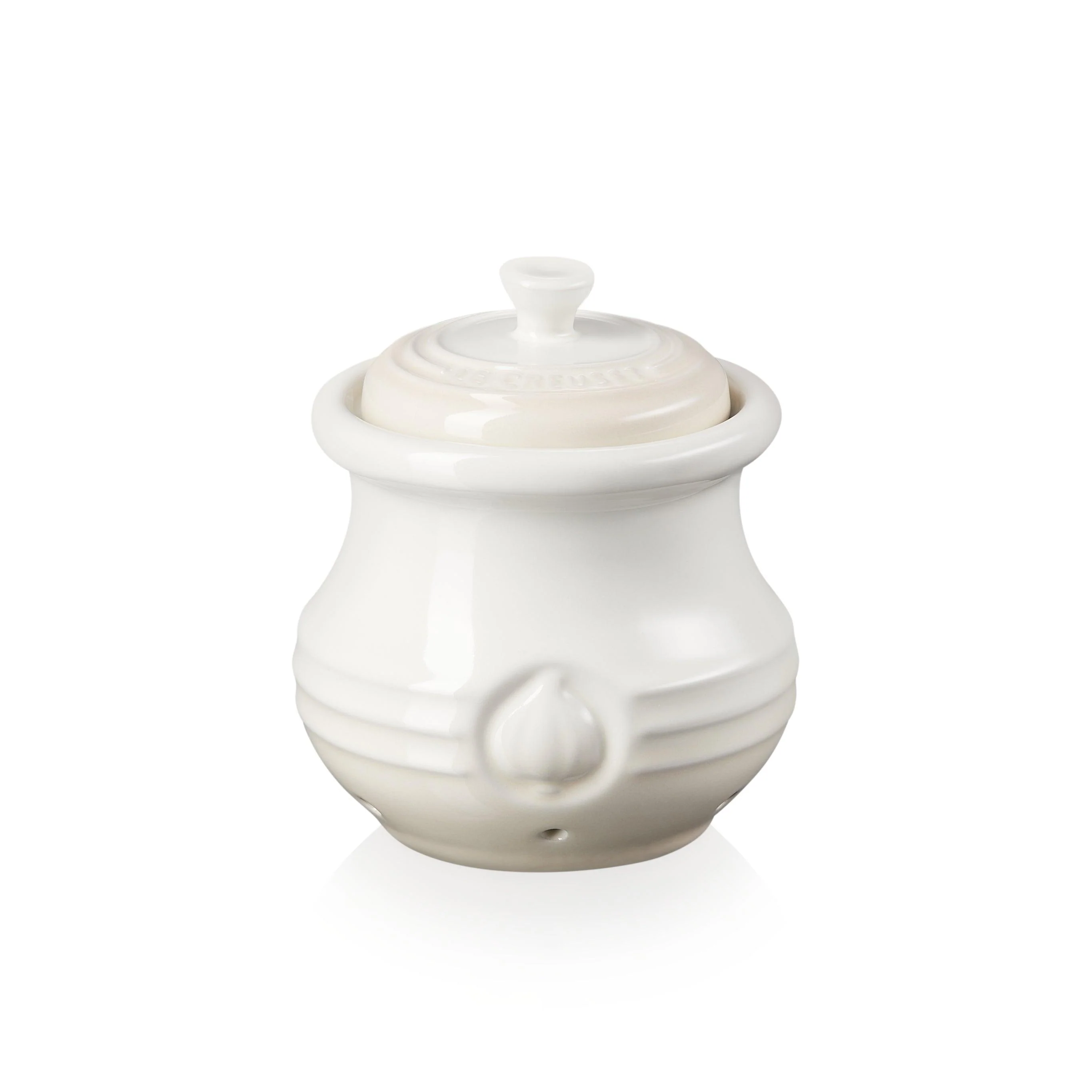 Le Creuset Stoneware Garlic Keeper - Meringue