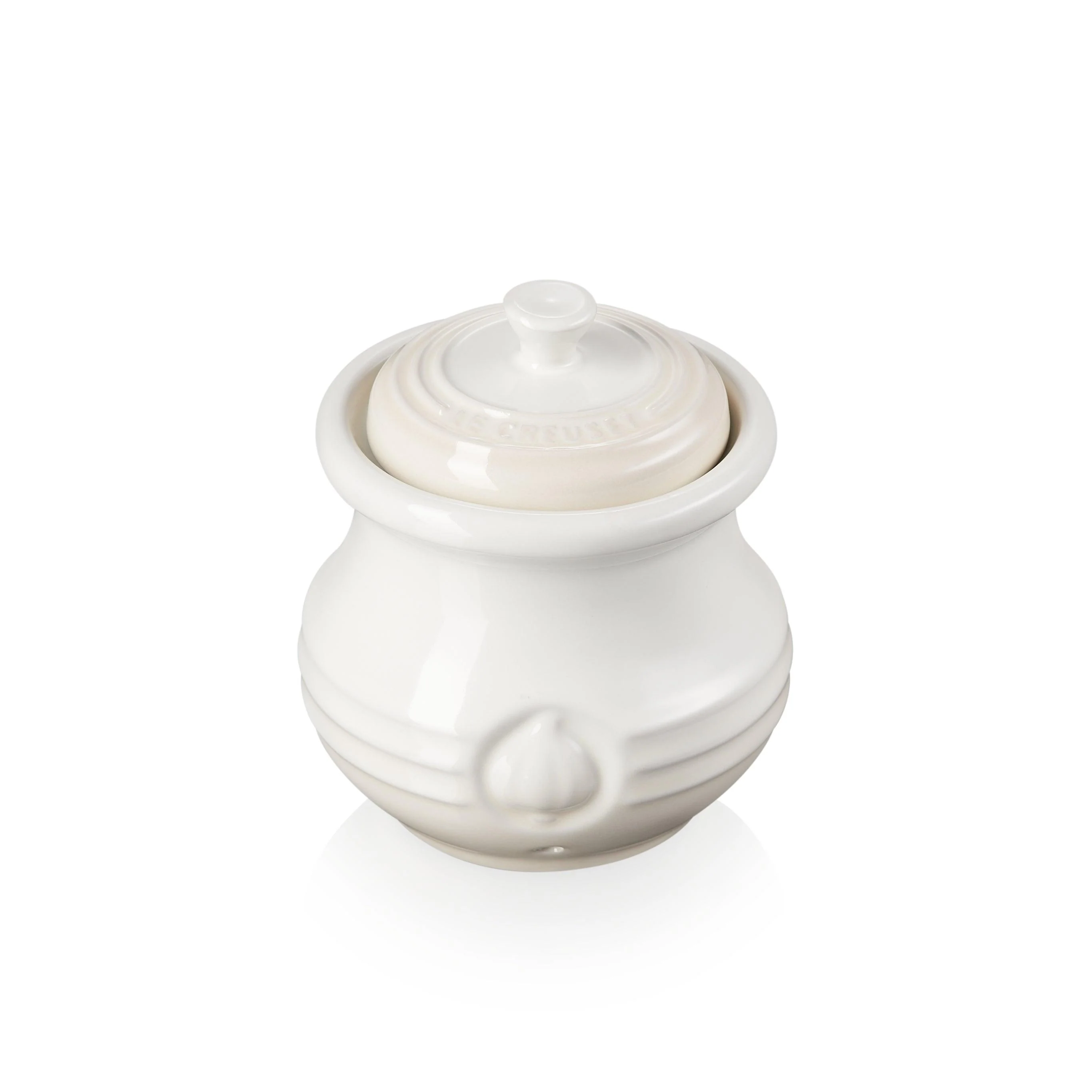 Le Creuset Stoneware Garlic Keeper - Meringue - Image 2