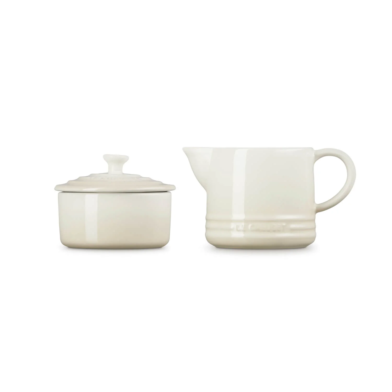 Le Creuset Stoneware Milk & Sugar Set - Meringue - Image 2