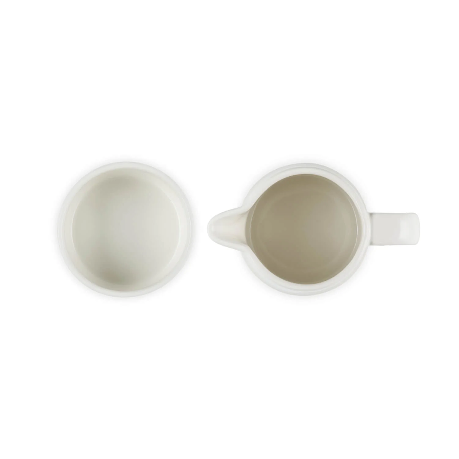 Le Creuset Stoneware Milk & Sugar Set - Meringue - Image 3