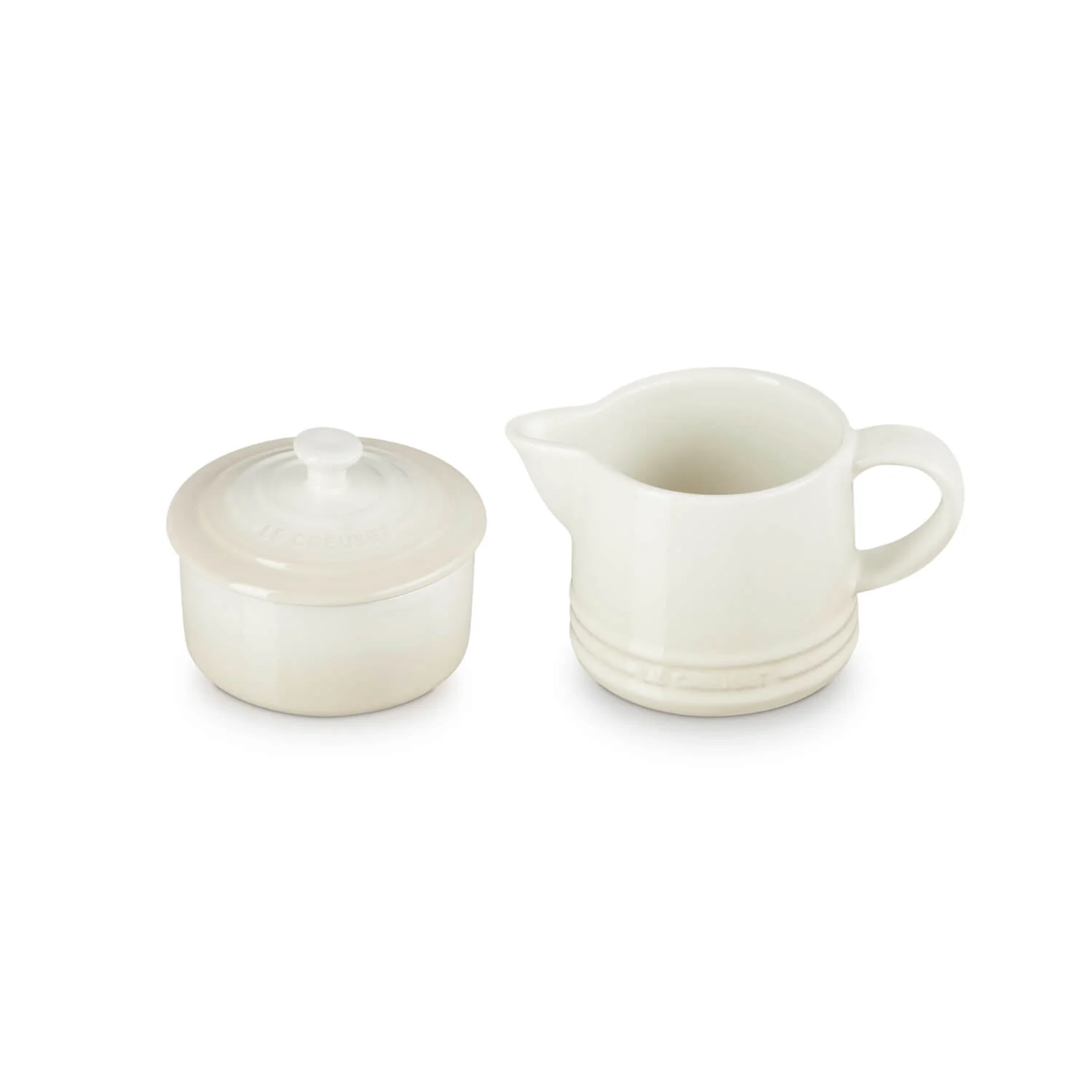 Le Creuset Stoneware Milk & Sugar Set - Meringue - Image 4