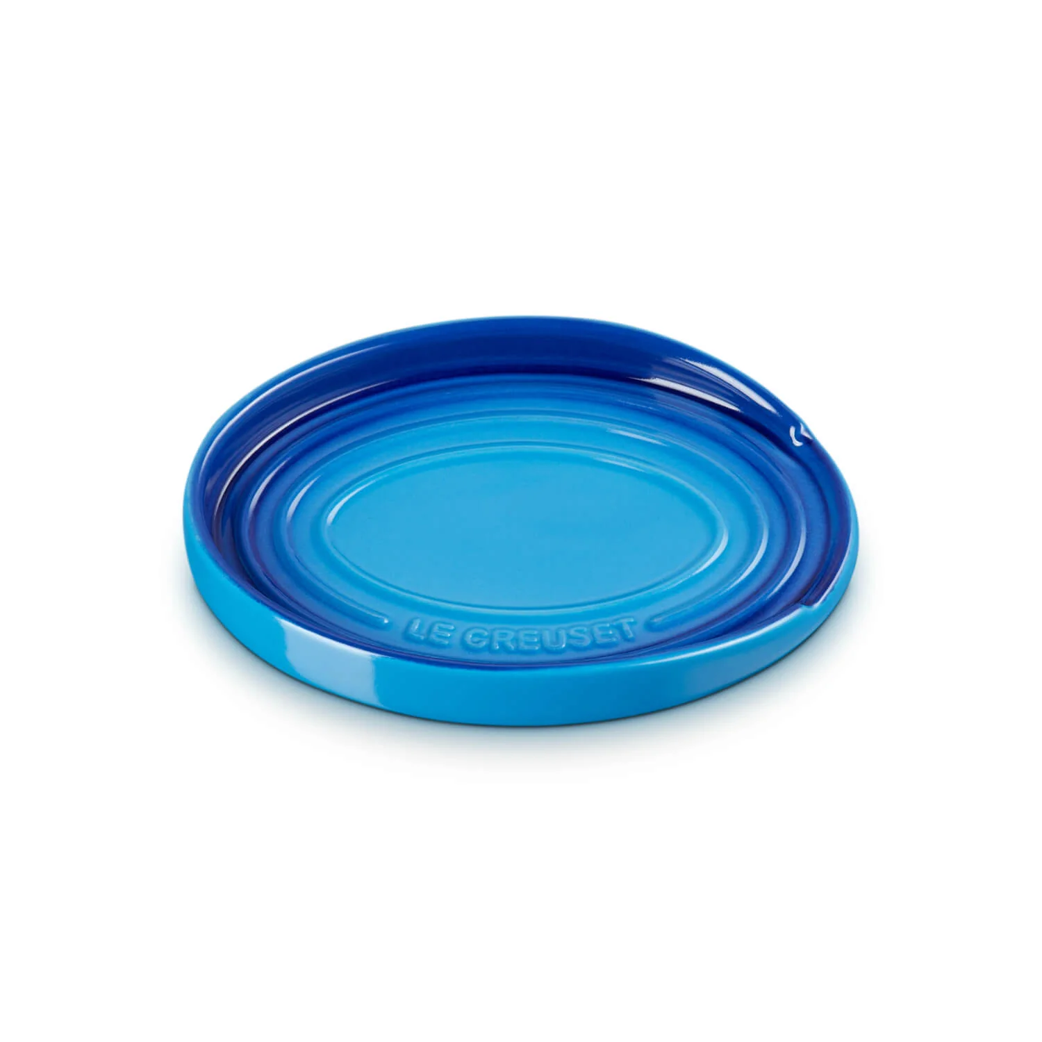 Le Creuset Stoneware Oval Spoon Rest - Azure - Image 4
